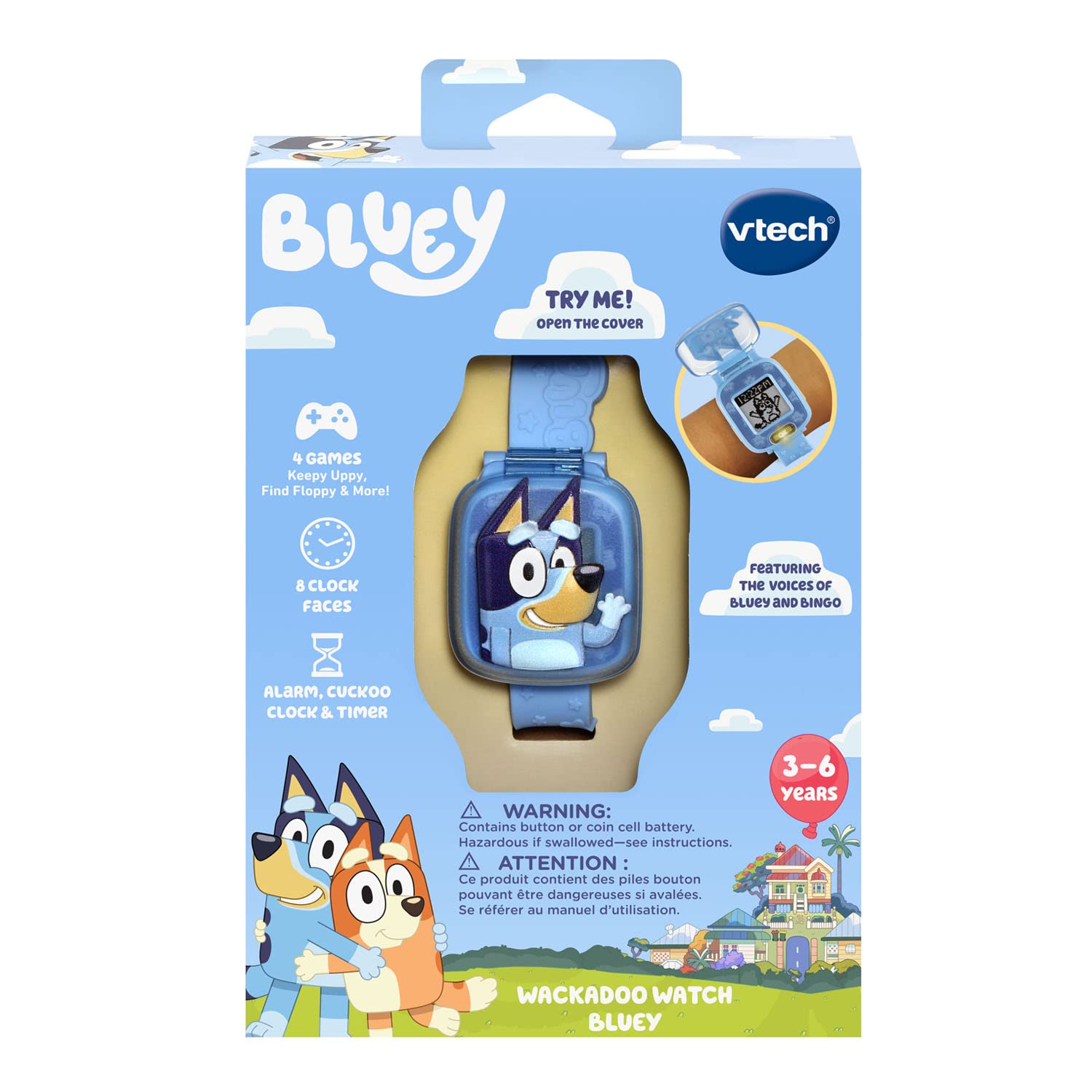 VTech Bluey Wackadoo Watch, Bluey by VTech - Angle View 7