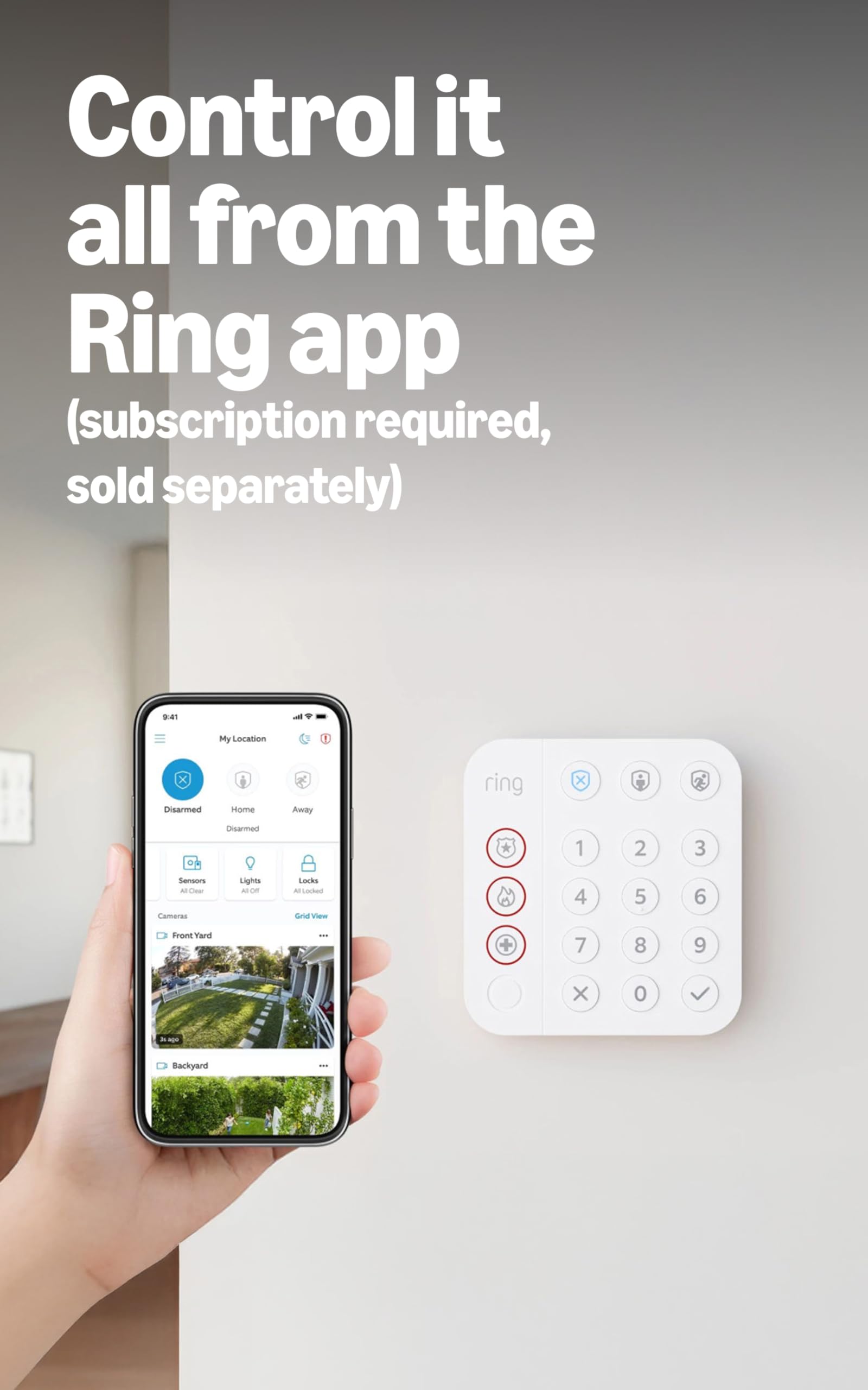 Ring Alarm 14-Piece Kit  , Wireless smart home or business security system, expa - Ring Official Product View 4