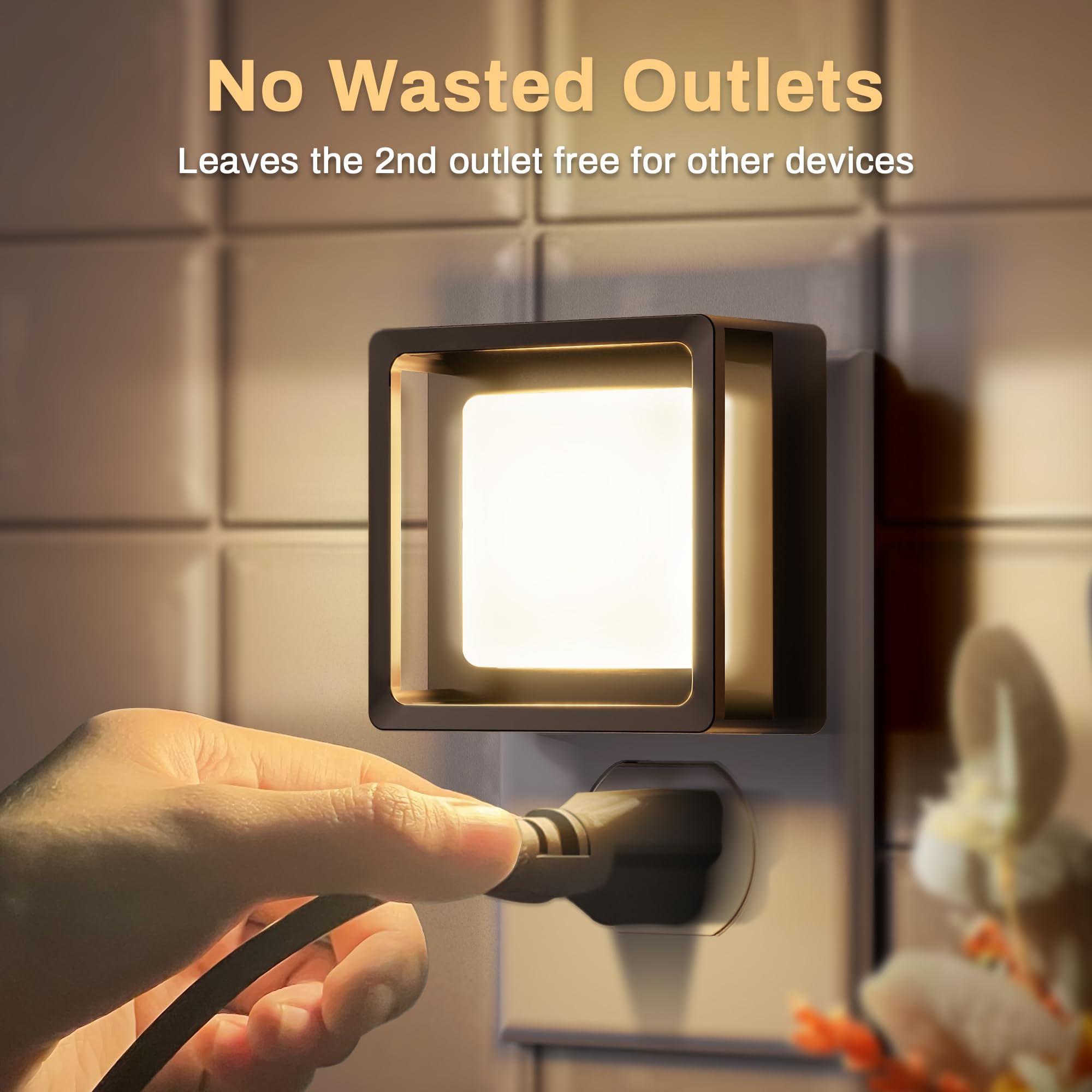 DORESshop LED Night Light,Night Lights Plug Into Wall  ,3CCT - DORESshop Official Product View 3