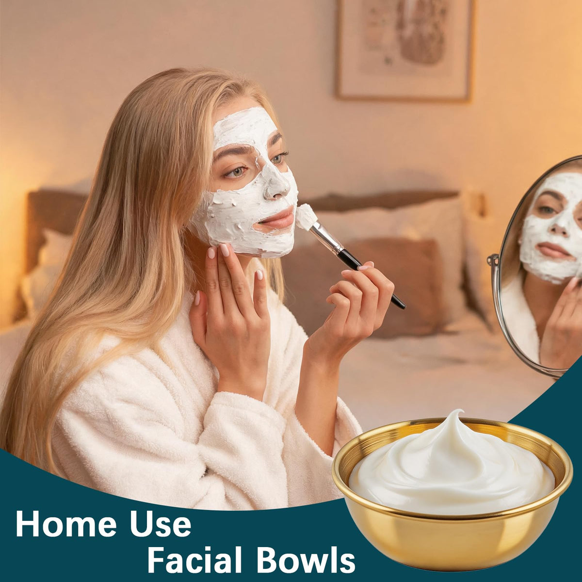 12 Pcs DIY Face Mask Mixing Bowl 3 23 Stainless Steel - Fyziqon Official Imagery - 6