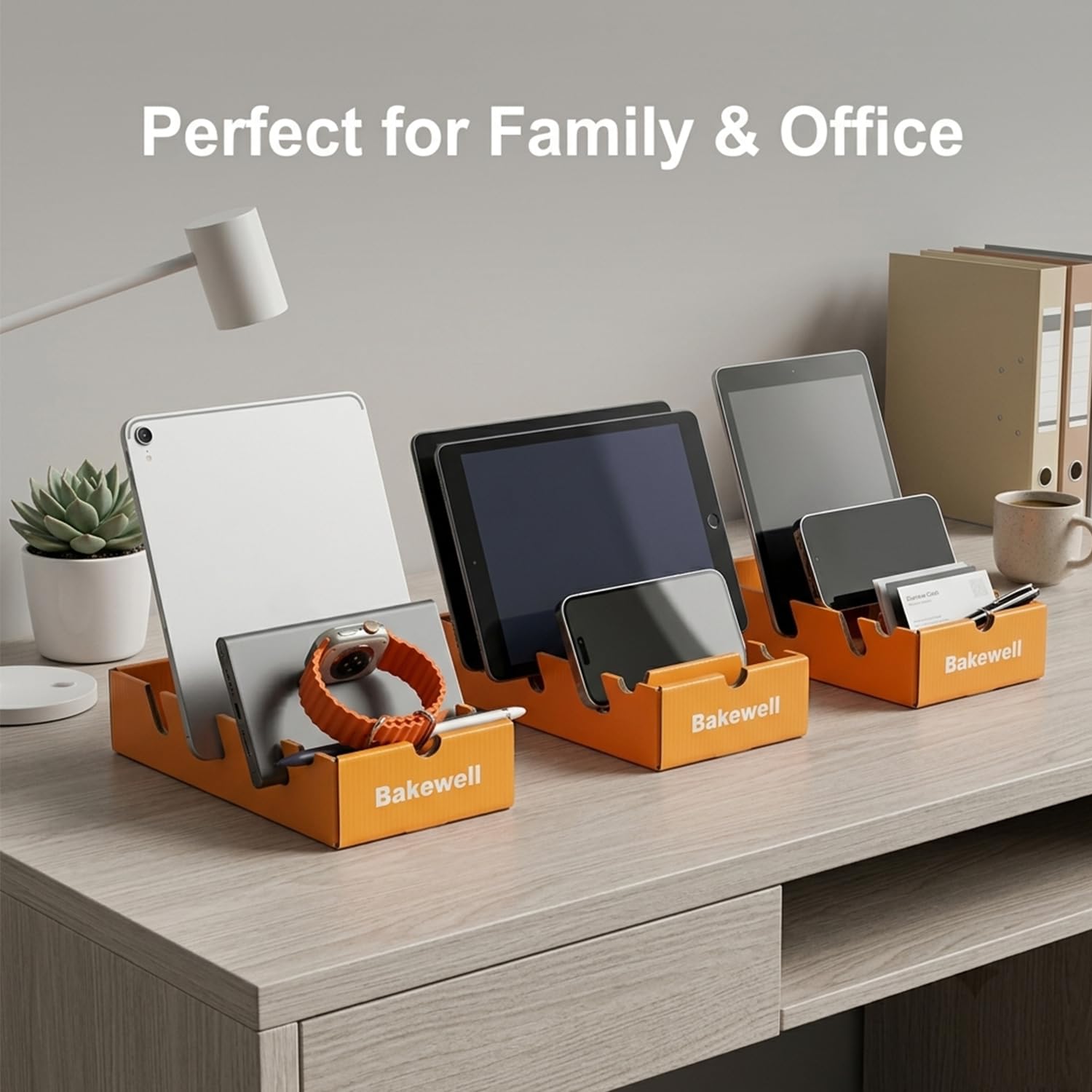 Bakewell 3-Pack Laptop, Phone & Pen Desktop Holder