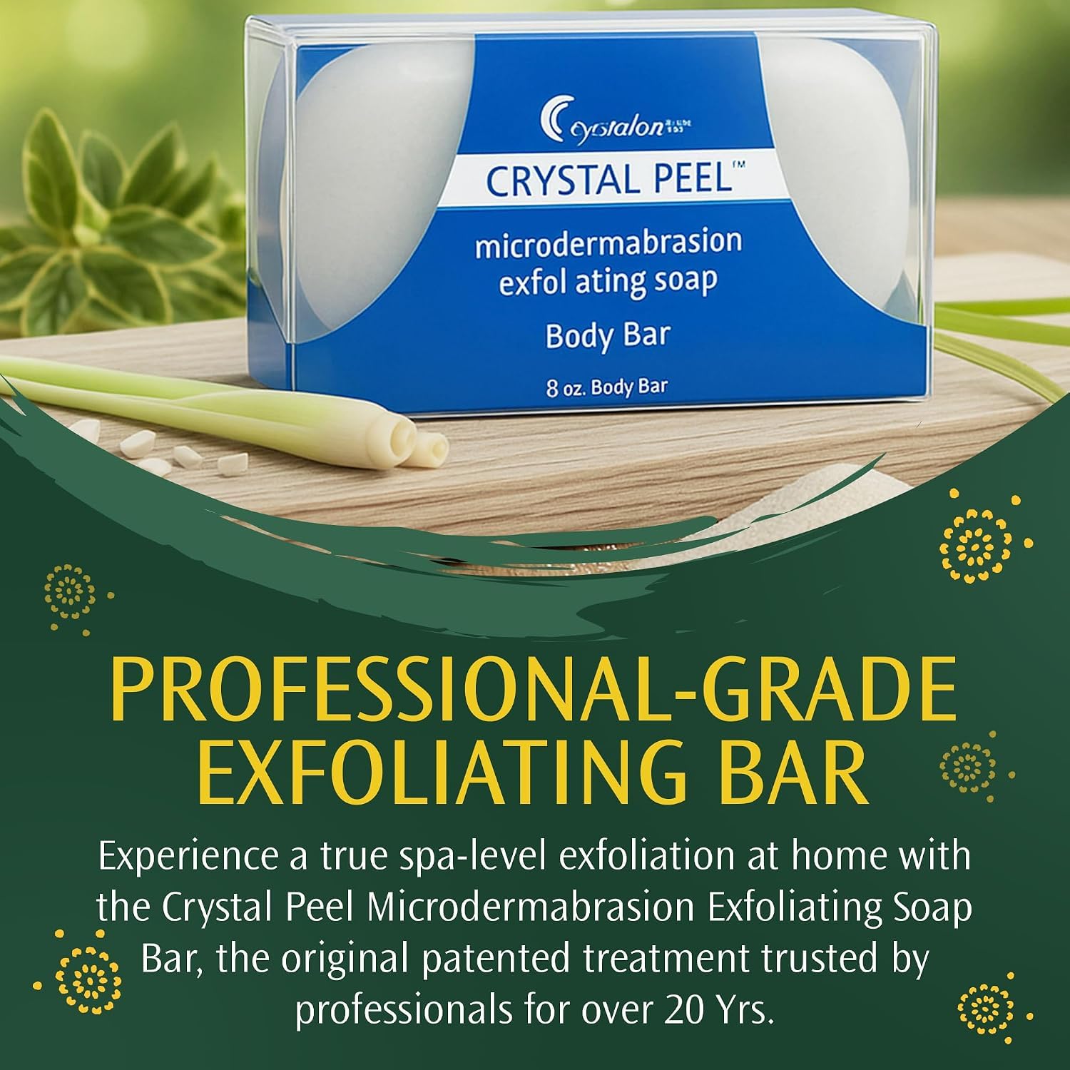 Crystalon Crystal Peel Exfoliating Bar Soap , Crystal Peel Luxury - Crystalon Crystal Peel Official Product View 8