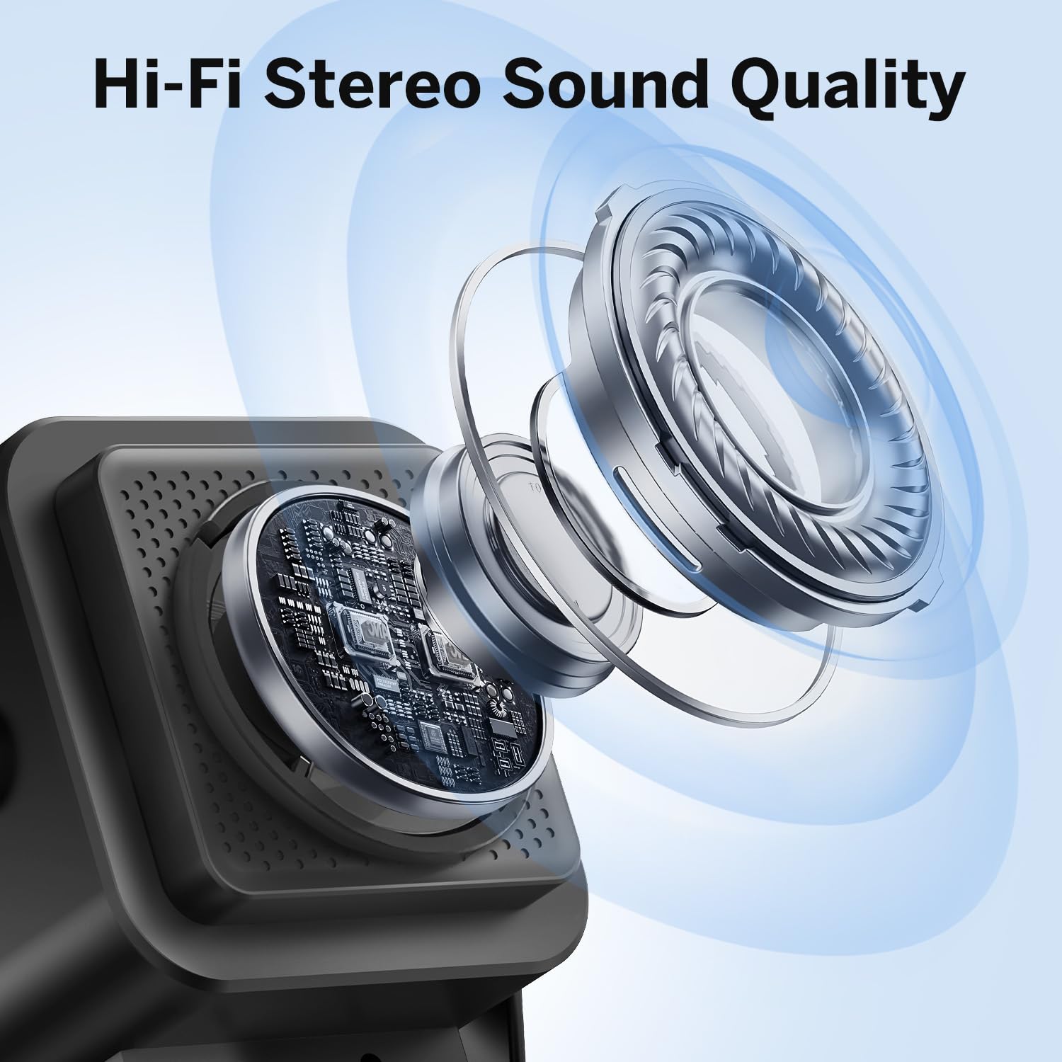 MILOUZ Wireless Induction Speaker 5-in-1 Bluetooth Speaker with P - MILOUZ Official Product View 4