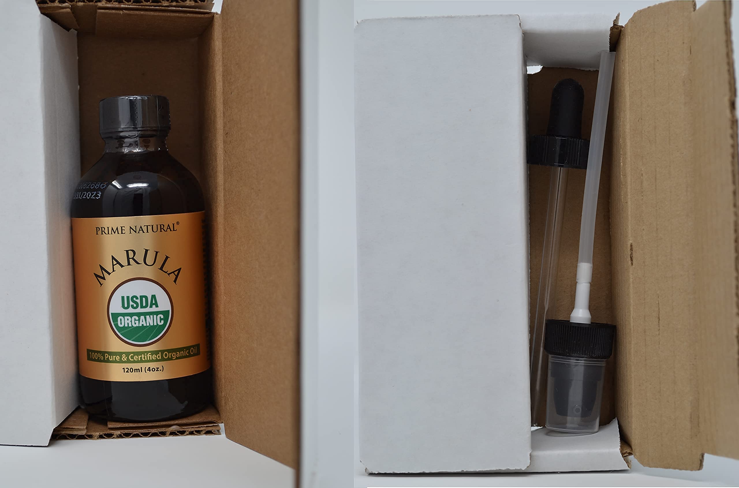 PRIME NATURAL Organic Marula Oil, Pure, Cold Pressed, USDA Certified - PRIME NATURAL Official Product View 6