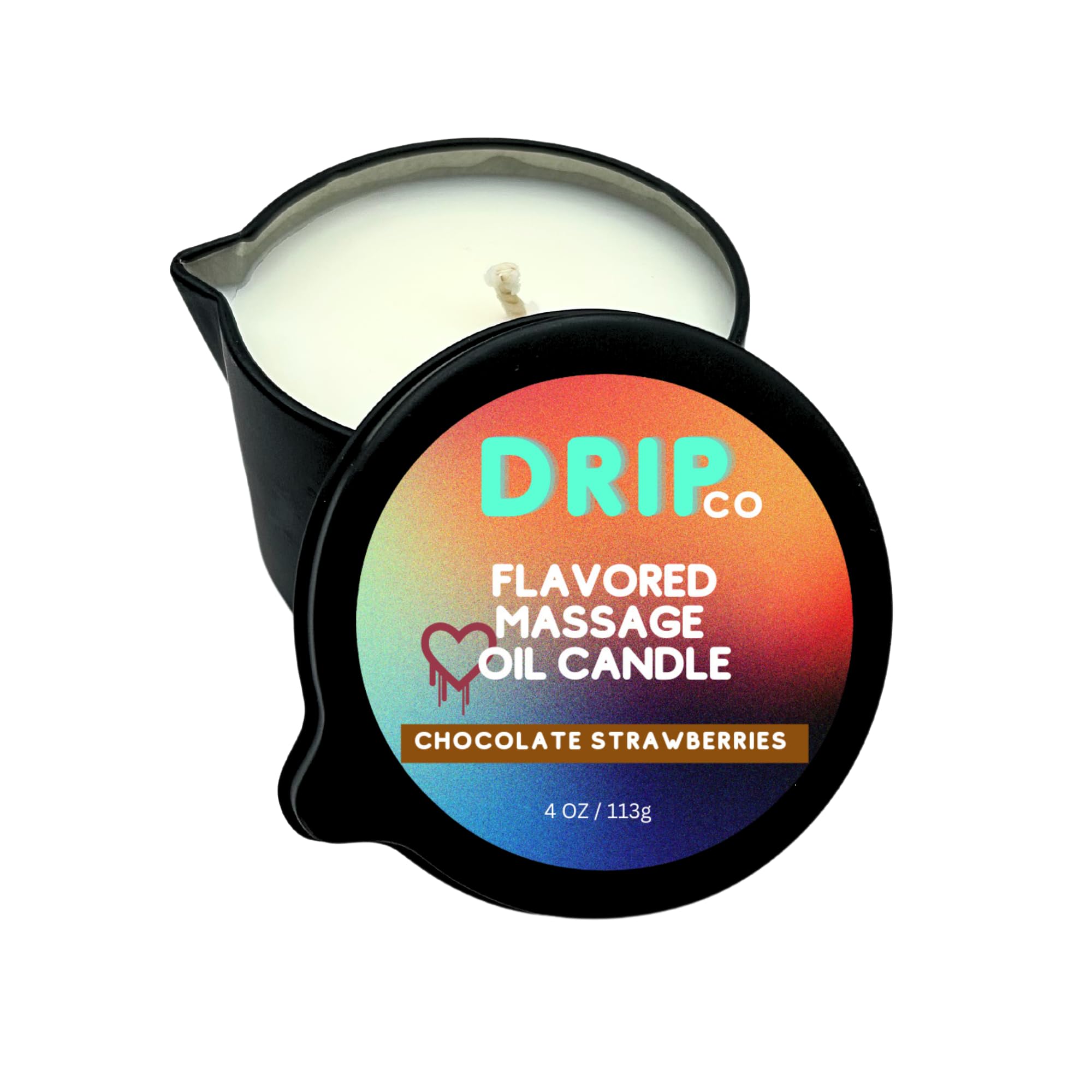 Drip Co Massage Candle Variety 3 Pack 6.75 oz, Edible & Scented USA Ma - View 9