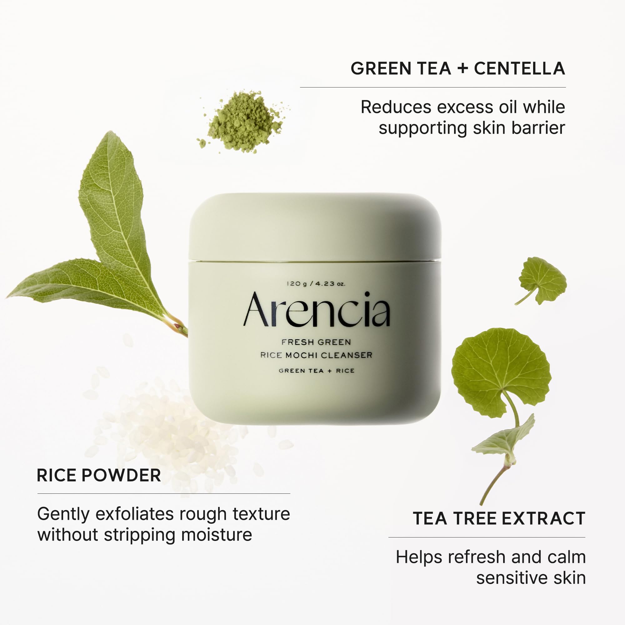 Arencia Korean Rice Mochi Face Cleanser - ARENCIA Official Product View 6