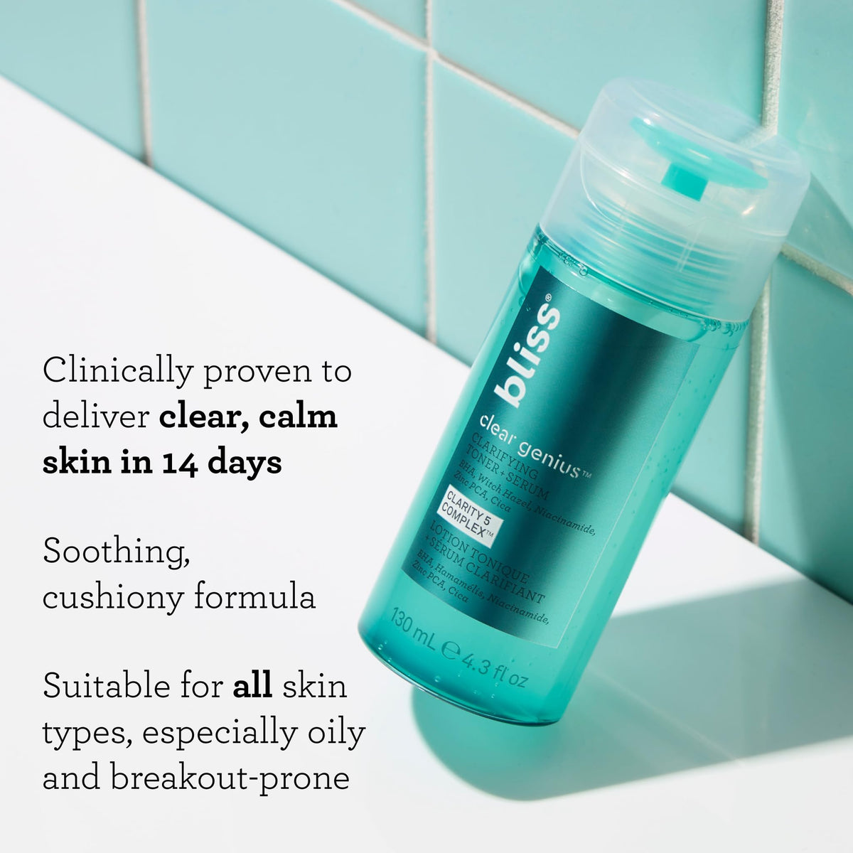 Bliss Clear Genius Clarifying Toner Serum - Bliss Official Imagery - 5