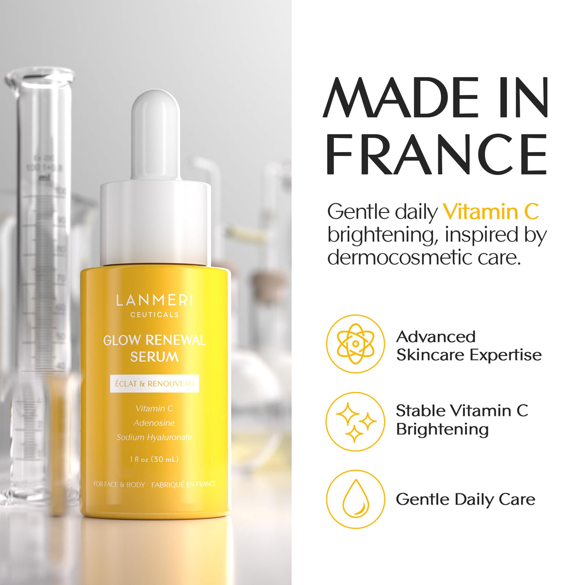 Lanmeri Vitamin C Serum for Face Vitamin C Anti Aging Serum - Lanmeri Official Imagery - 3
