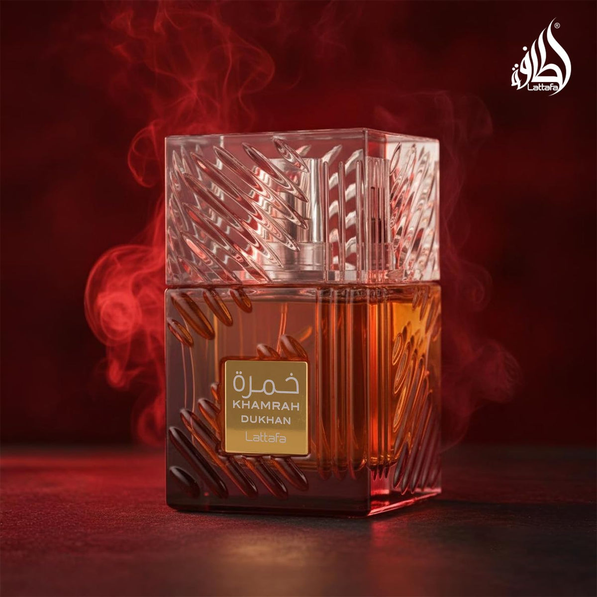 Lattafa Khamrah Dukhan for Unisex Eau de Parfum Spray 3 4 - Lattafa Official Imagery - 8