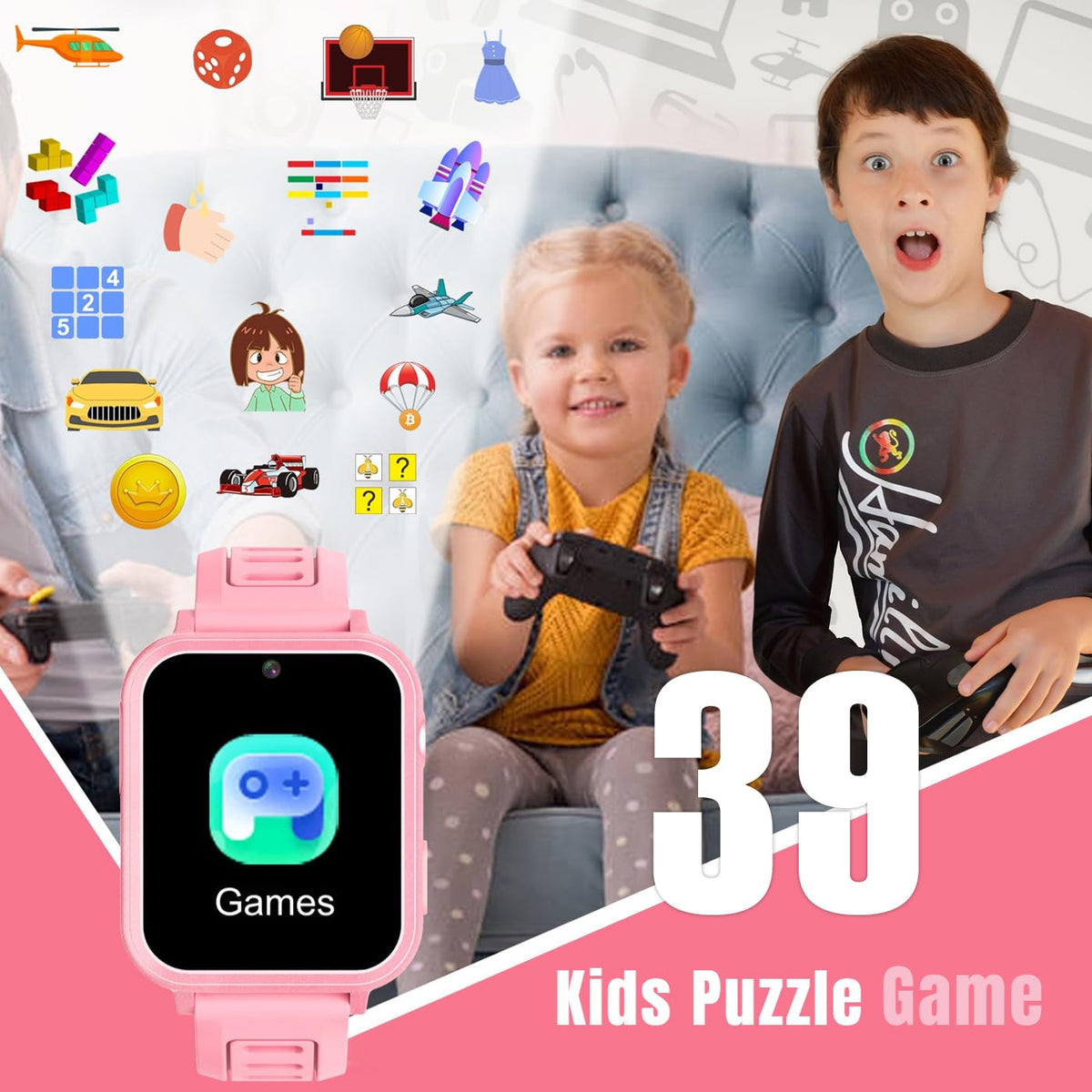 Tixpc Kids Smart Watches Girls with Camera Music Player - Tixpc Official Imagery - 5
