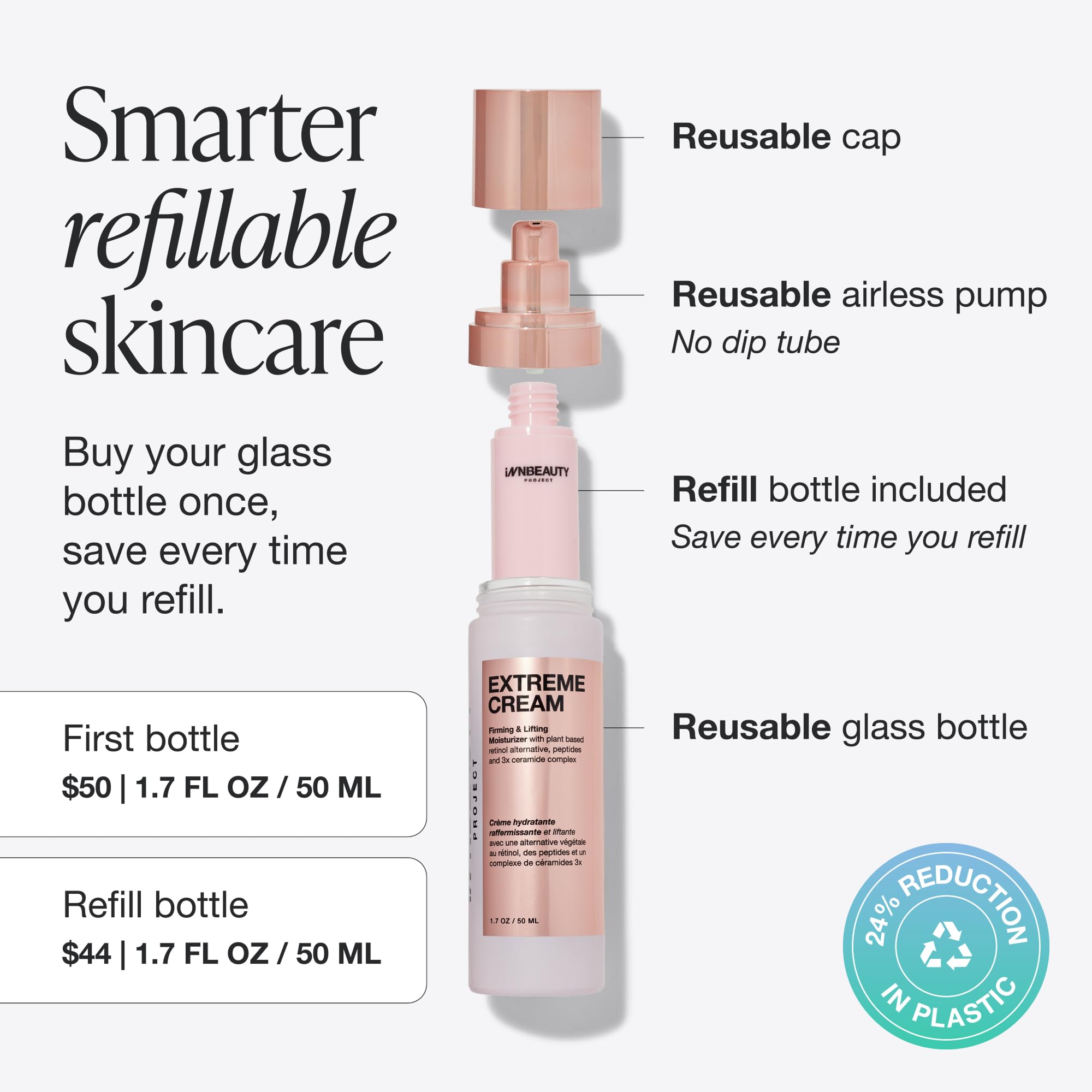 Innbeauty Project Extreme Cream Refillable Moisturizer 1 7 - Innbeauty Project Official Imagery - 4