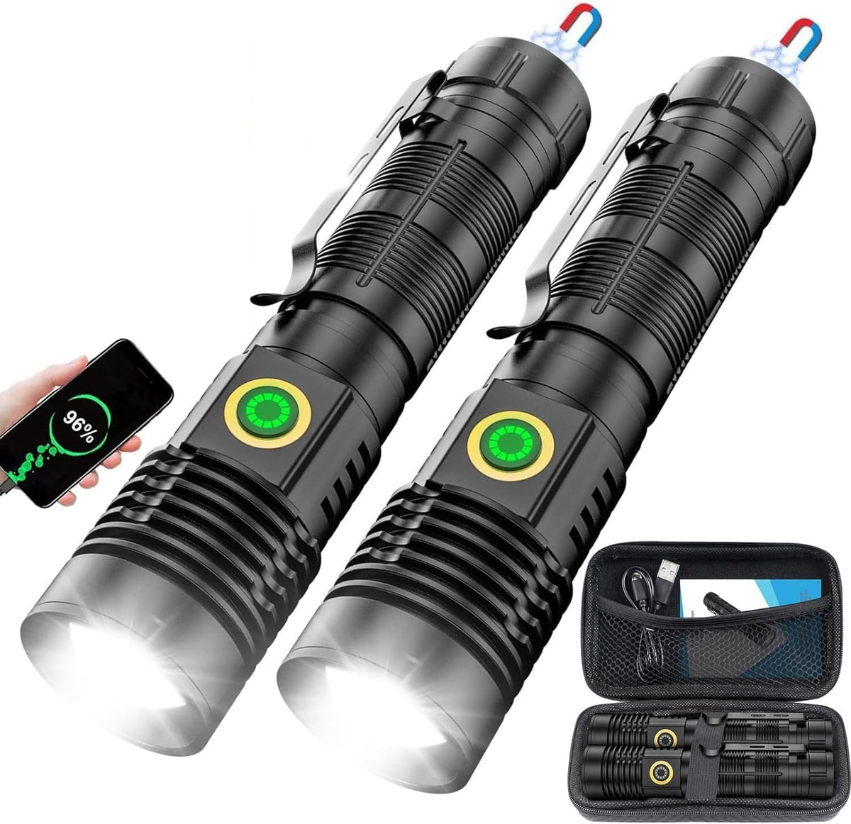 Karrong Flashlights High Lumens Rechargeable Super Bright - Karrong Official Imagery - 2
