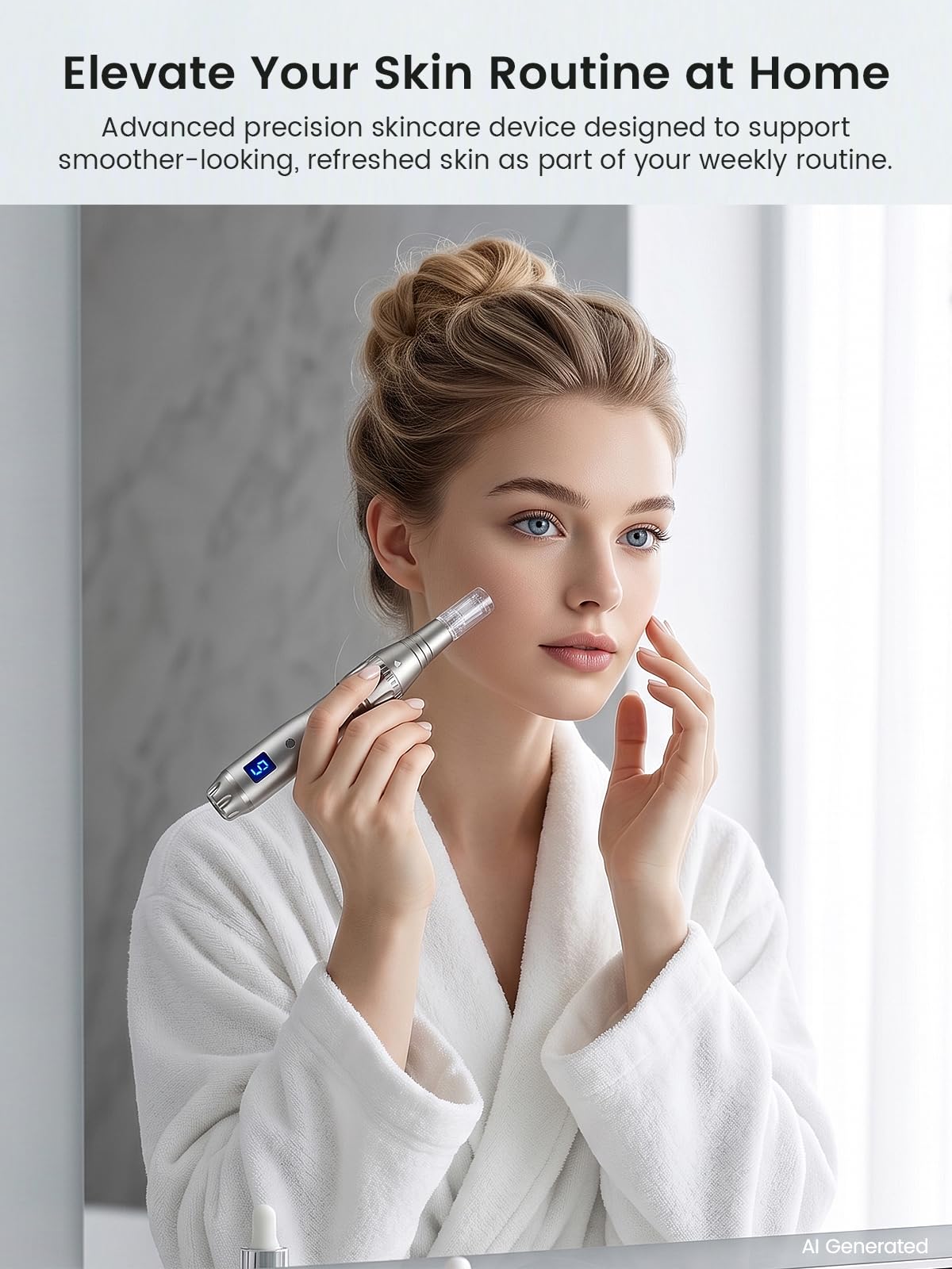 0 25mm Microneedling Pen for Face At Home Serum Applicator - Zowixel Official Imagery - 3