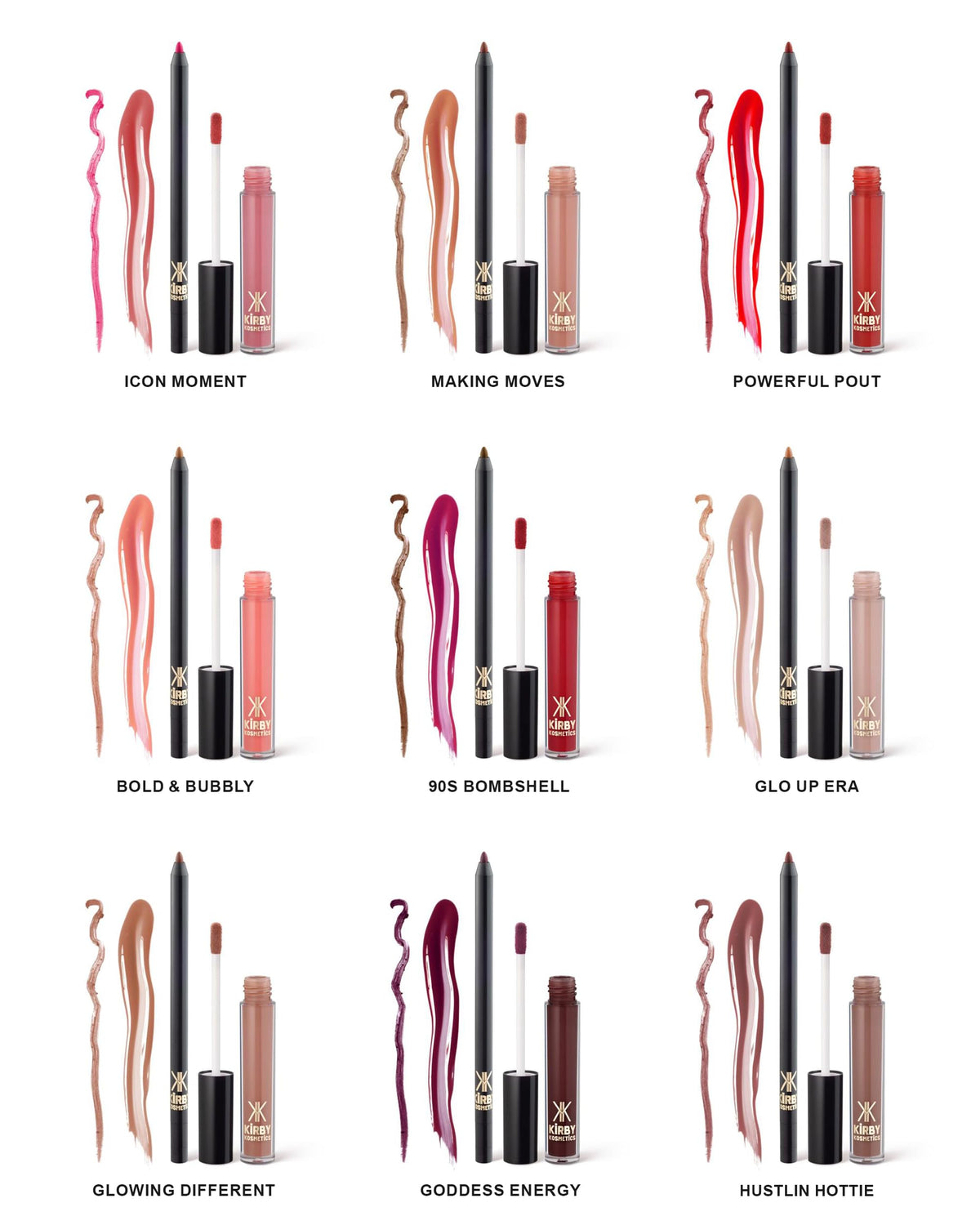 Lip Kit Duo Making Moves - Kirby Kosmetics Official Imagery - 8