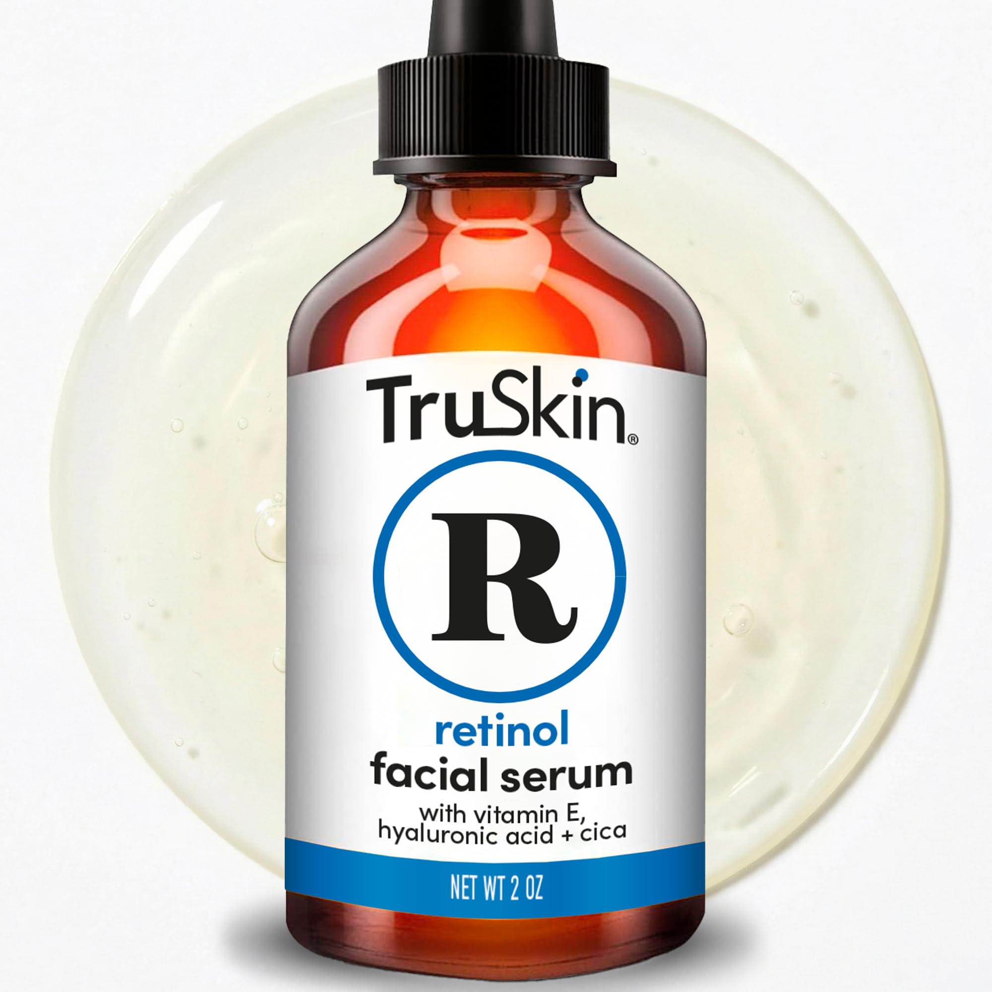 TruSkin Retinol Serum for Face with Hyaluronic Acid & Cica, 1 fl oz - TruSkin Official Product View 9