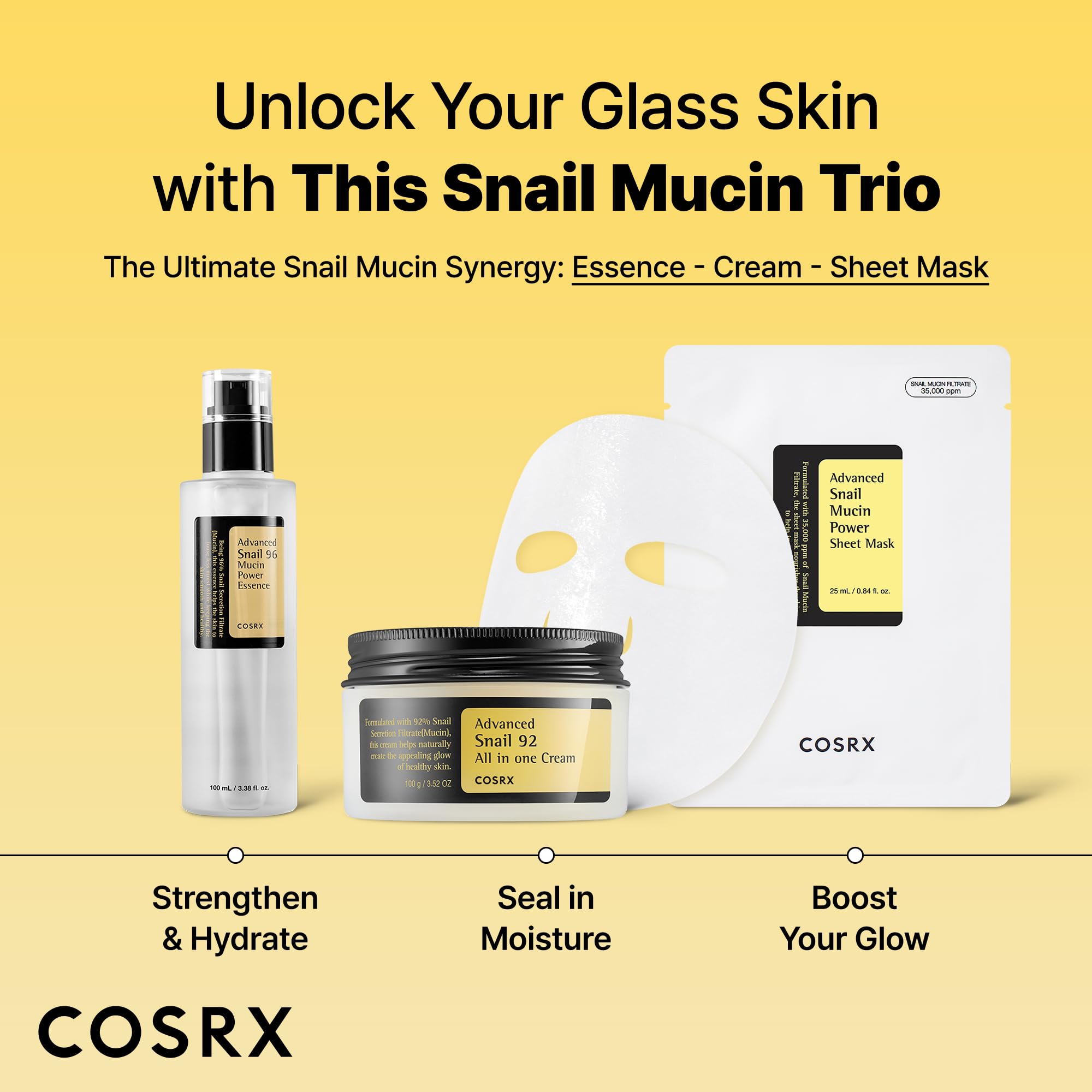 COSRX Snail Mucin Sheet Mask 10 EA with Snail Mucin Serum - COSRX Official Product View 8