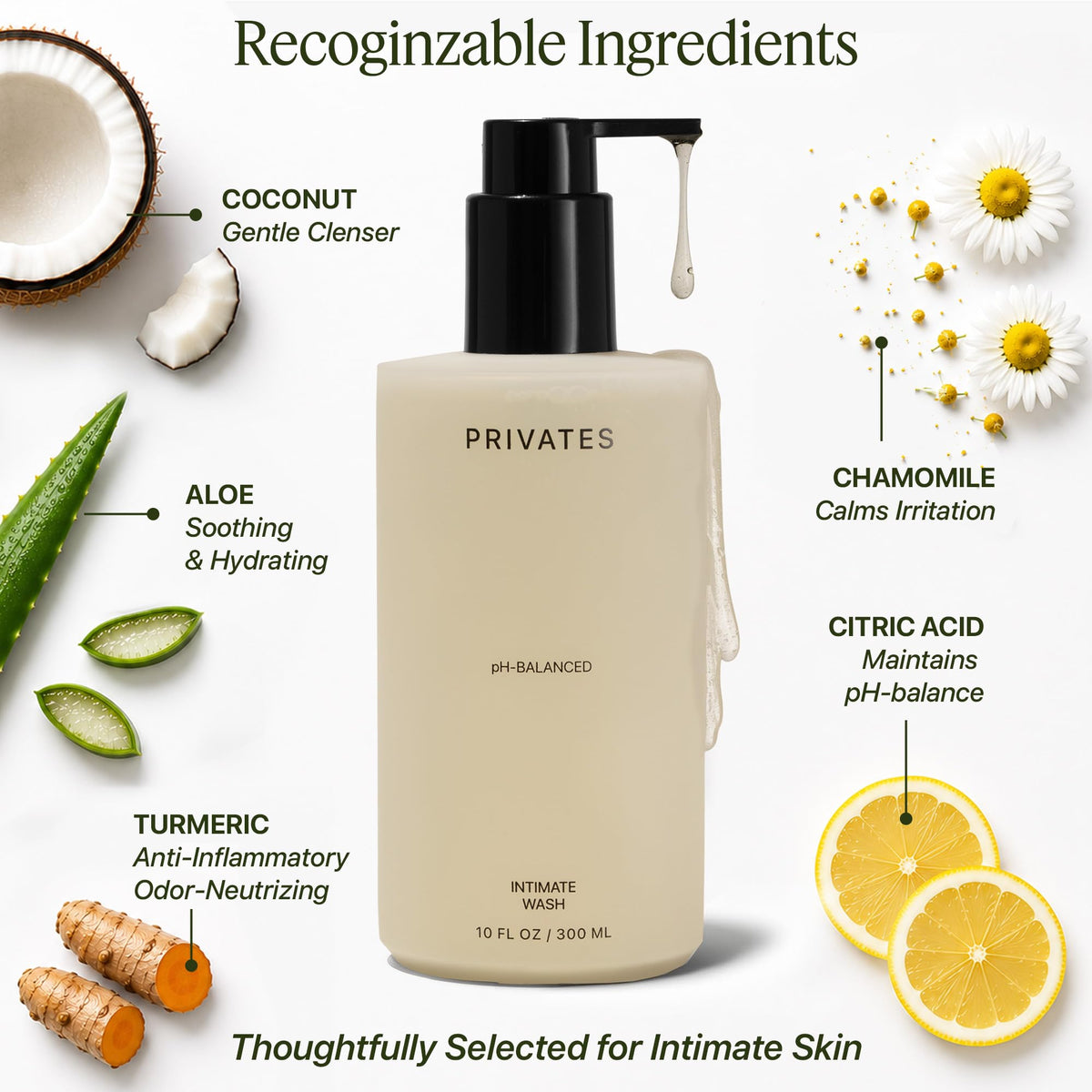 PRIVATES pH Balanced INTIMATE WASH for Women Men - PRIVATES Official Imagery - 4