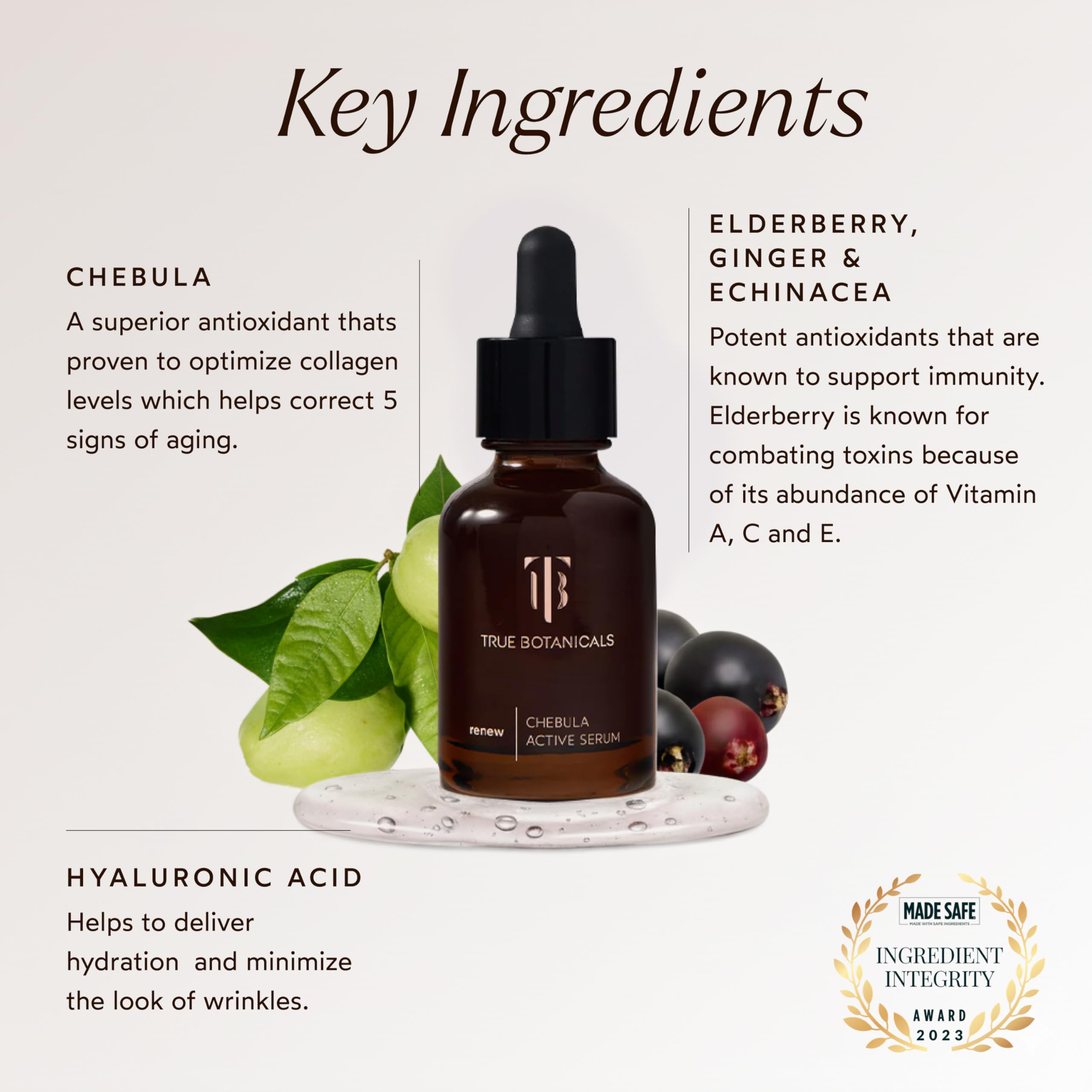 True Botanicals Chebula Active Serum - Anti Aging Face Serum Reduces Appearan - True Botanicals Official Product View 6