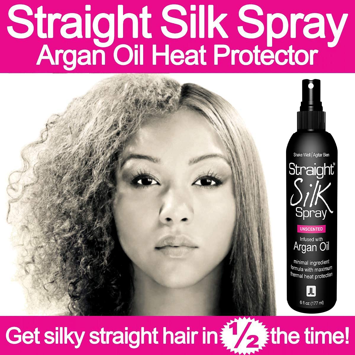 JuniorLabs Straight Silk Spray Moroccan Argan Oil 6oz