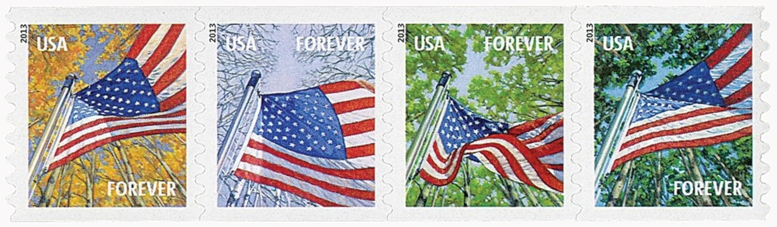 United States Postal Service A Flag for All Seasons 2013   First- - United States Postal Service Official Product View 3