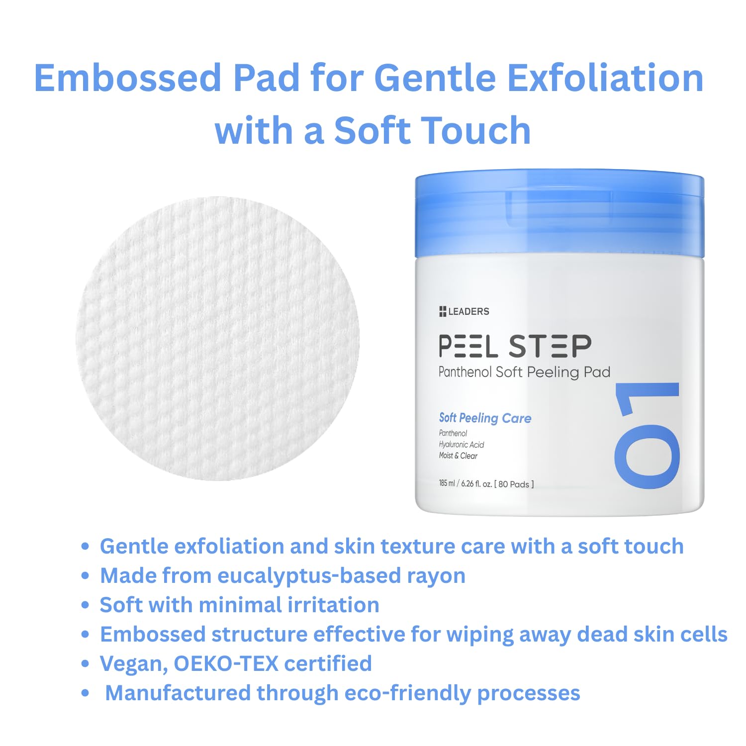 LEADERS PEEL STEP Panthenol Soft Peeling Pad - LEADERS