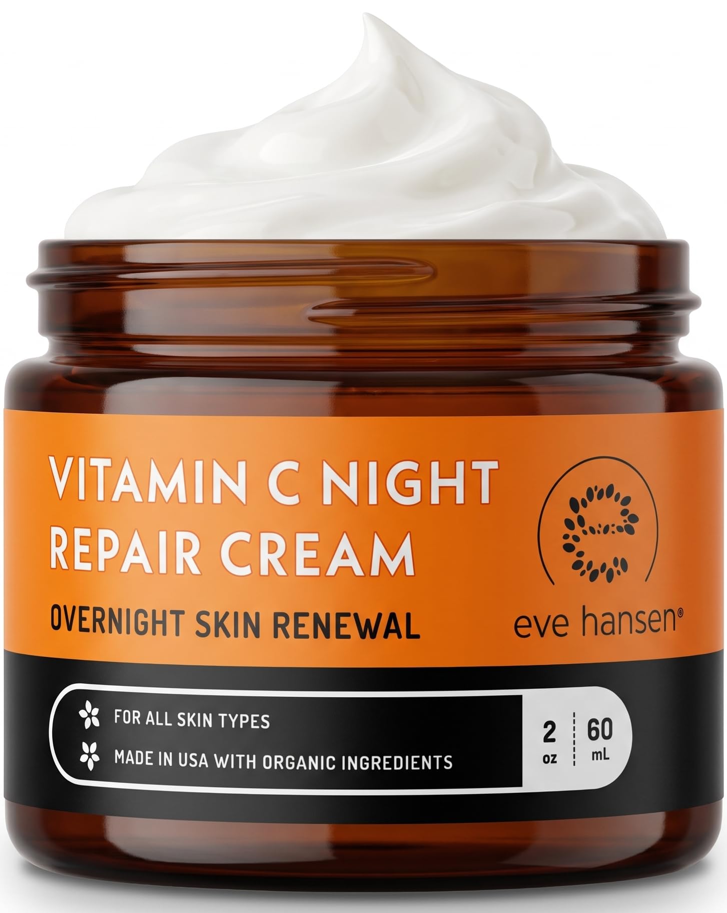 Eve Hansen Vitamin C Night Cream for Face & Neck, Brightening - Product Imagery