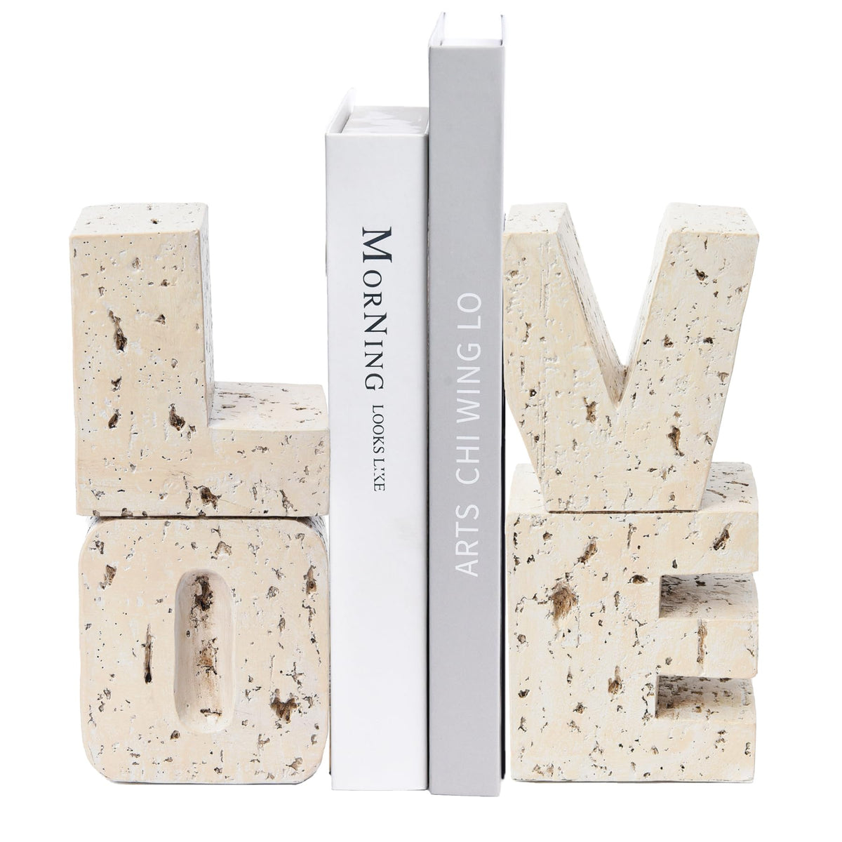 Book Ends Decorative with Love Design Small Farmhouse Heavy - Kakizzy Official Imagery - 1