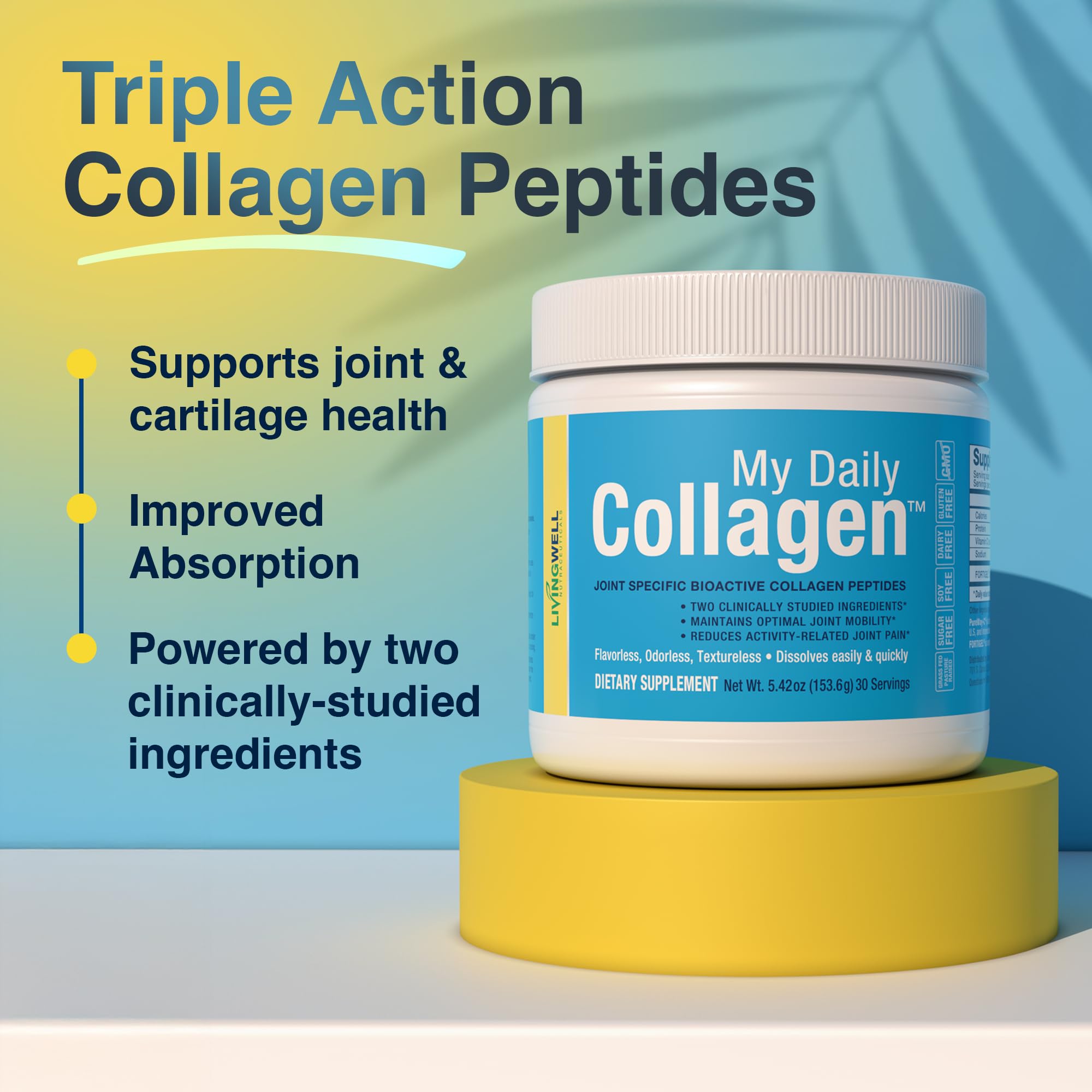 Collagen Peptides Powder Hydrolized Type 1 3 Collagen - My Daily Collagen Official Imagery - 3