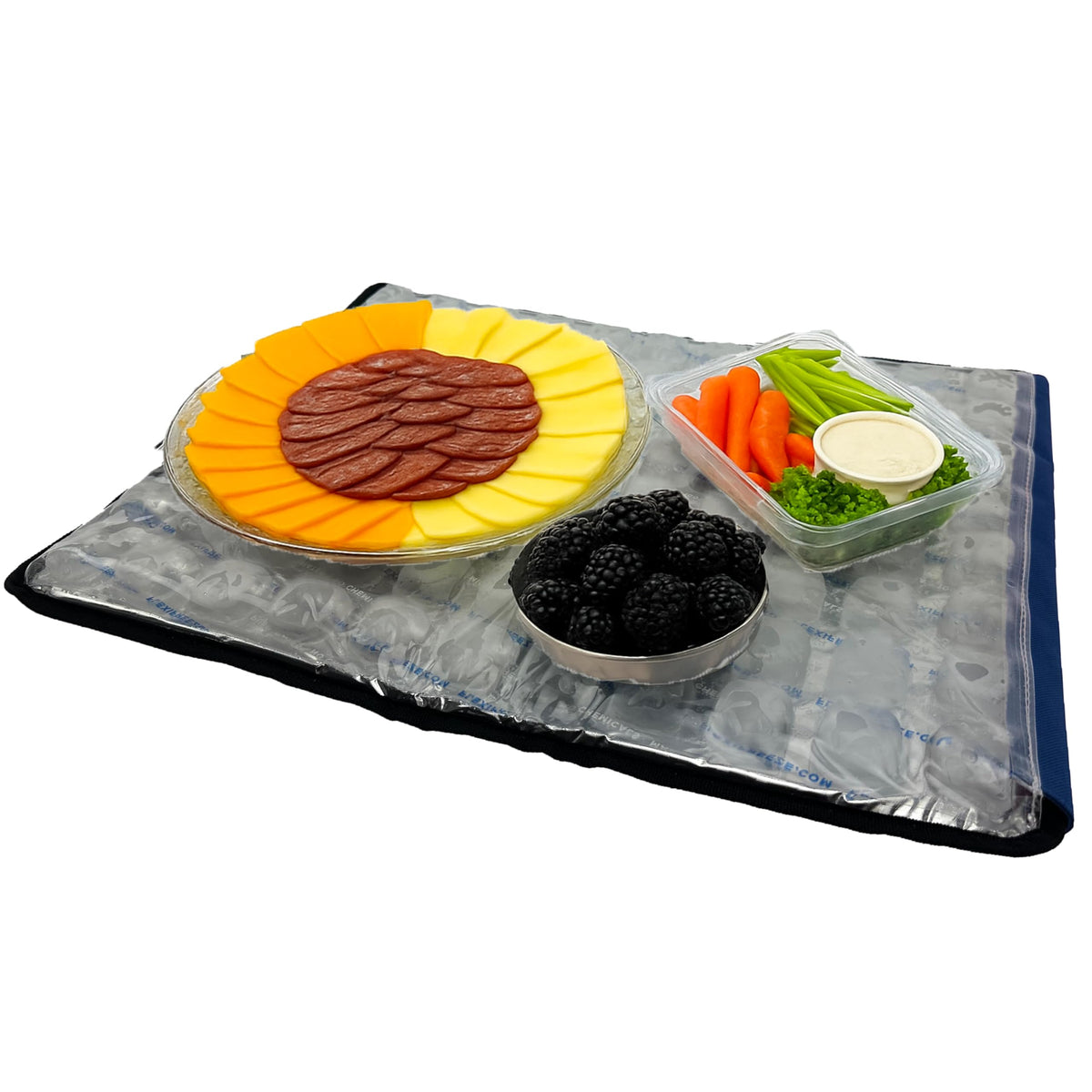 Party Mat Food Cooling Serving Platter Buffet Display - FlexiFreeze Official Imagery - 6
