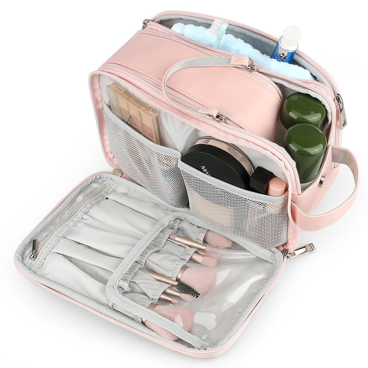 Toiletry Bag for Women Makeup Travel Bag Organizer Large - Rhea Rose Official Imagery - 5