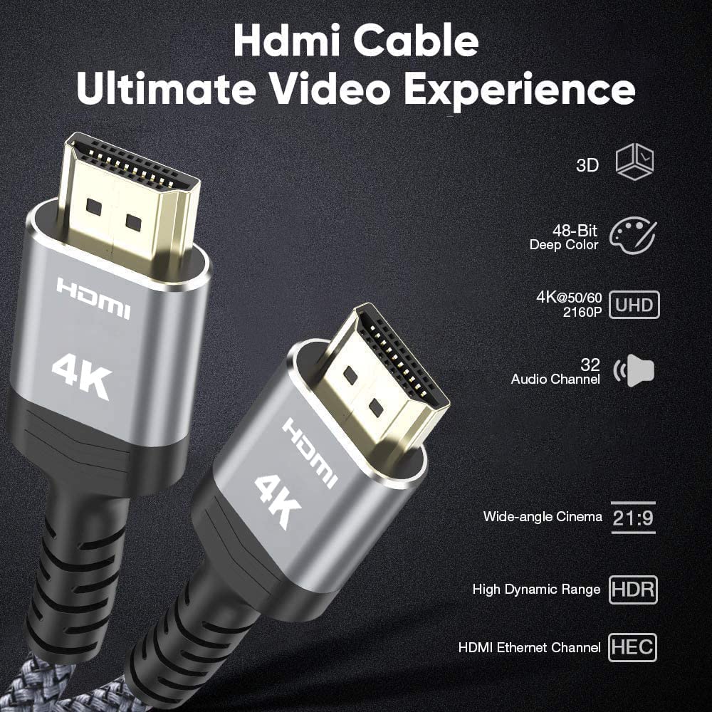 Highwings 4K Fiber Optic 65 FT HDMI Cable High Speed HDMI 2 - Highwings Official Imagery - 6
