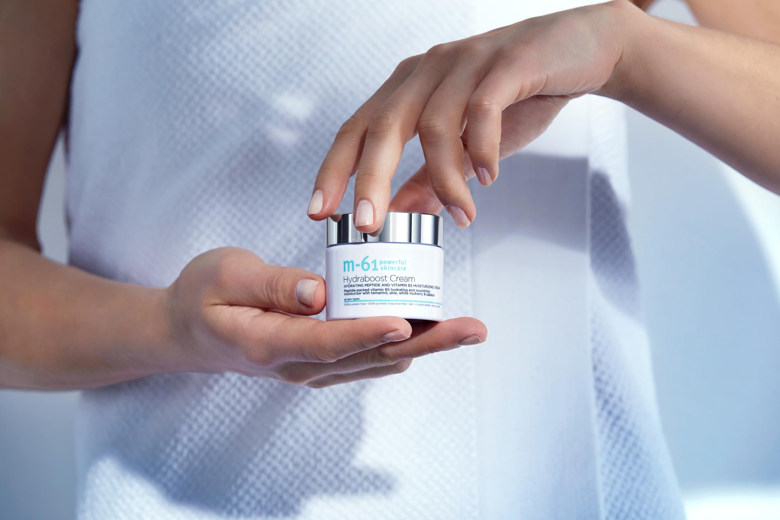 m-61 Hydraboost Cream - Ultra-Nourishing, Moisturizing Face Cream to Plump, Hydrate, Repair | Hyaluronic Acid, Peptides, Vitamins E & B5 | For All Skin Types | Made in USA - 1.7 Fl Oz - Elefair Tech Official Product View 6