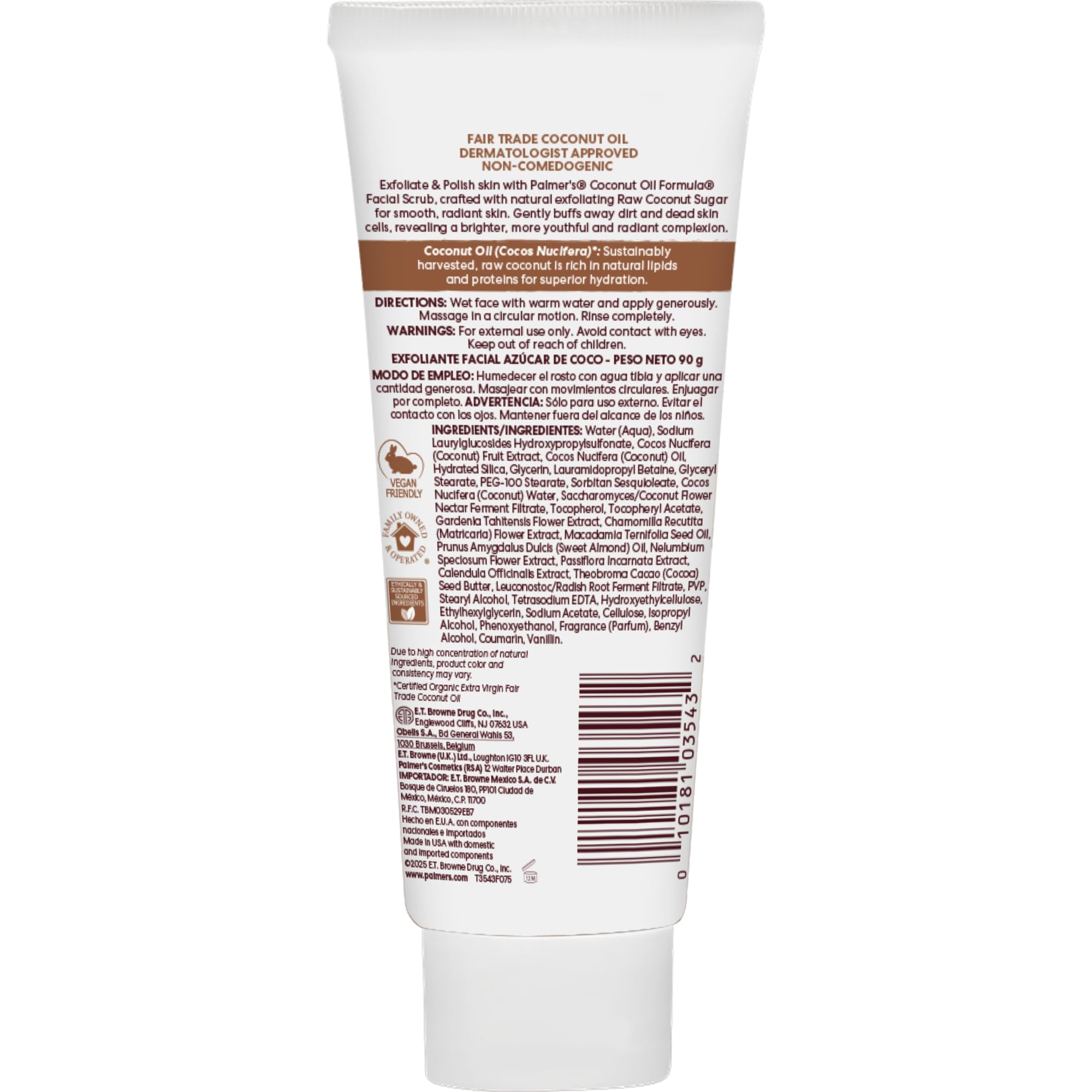 Palmer's Coconut Sugar Facial Scrub Exfoliator with Chamomile - Palmer's Official Product View 7