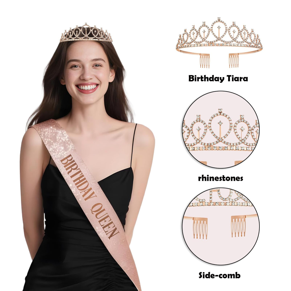 Happy Birthday Party Decorations for Women Girls - JKIYT Official Imagery - 6