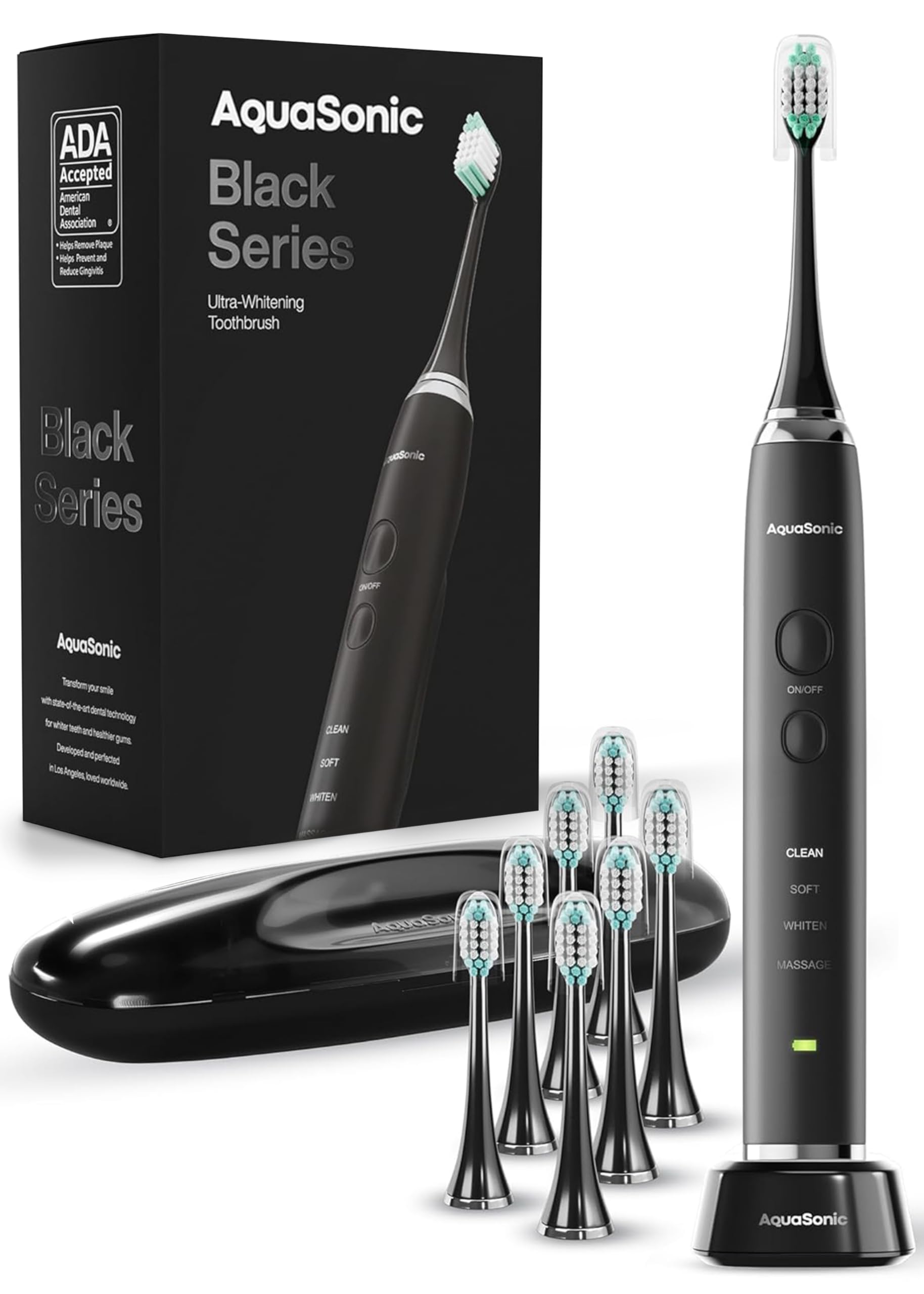 AquaSonic Black Series Whitening Electric Toothbrush