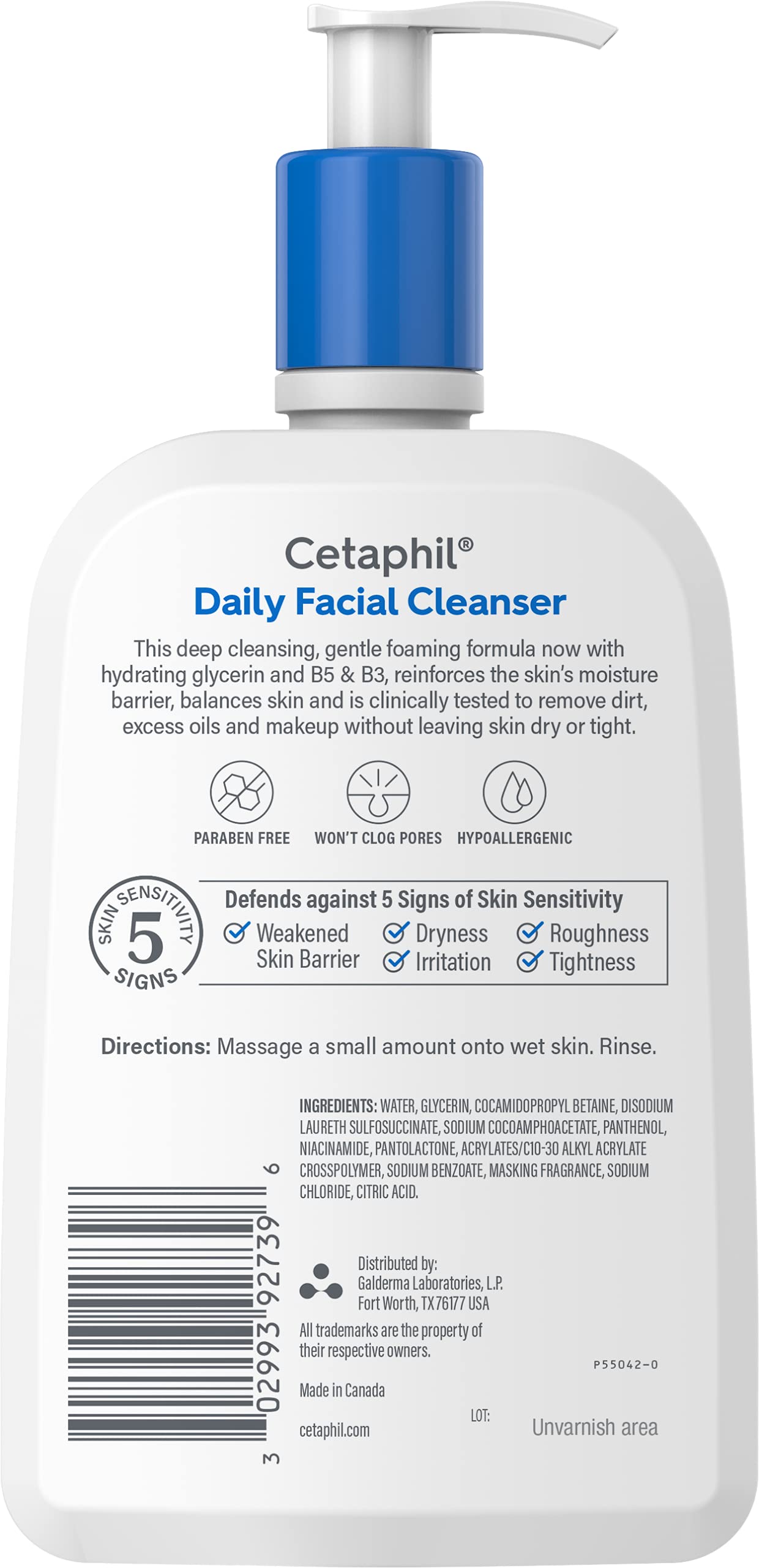 Cetaphil Daily Facial Cleanser Sensitive & Oily Skin - Cetaphil Official Product View 10