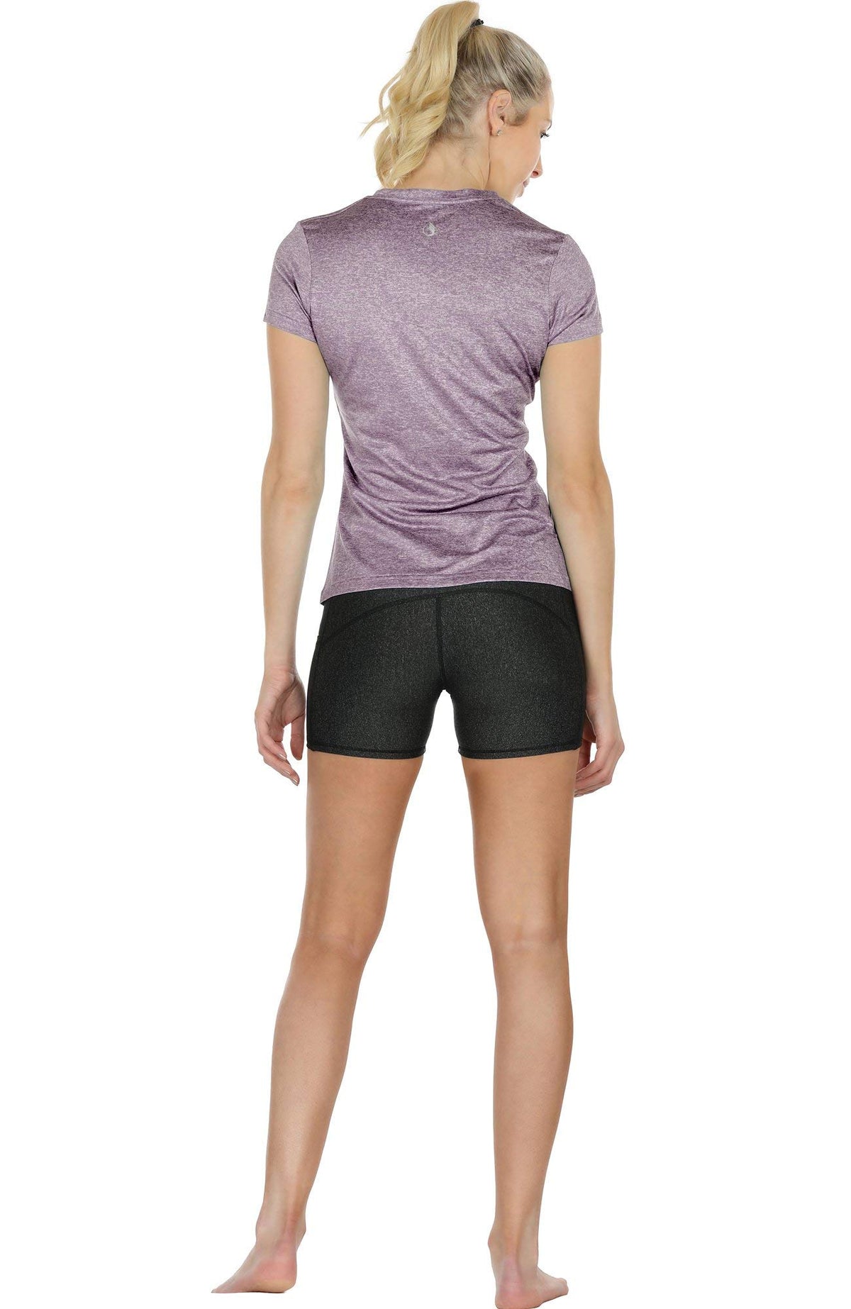 icyzone Workout Shirts Yoga Tops Activewear V Neck T Shirts - icyzone Official Imagery - 7