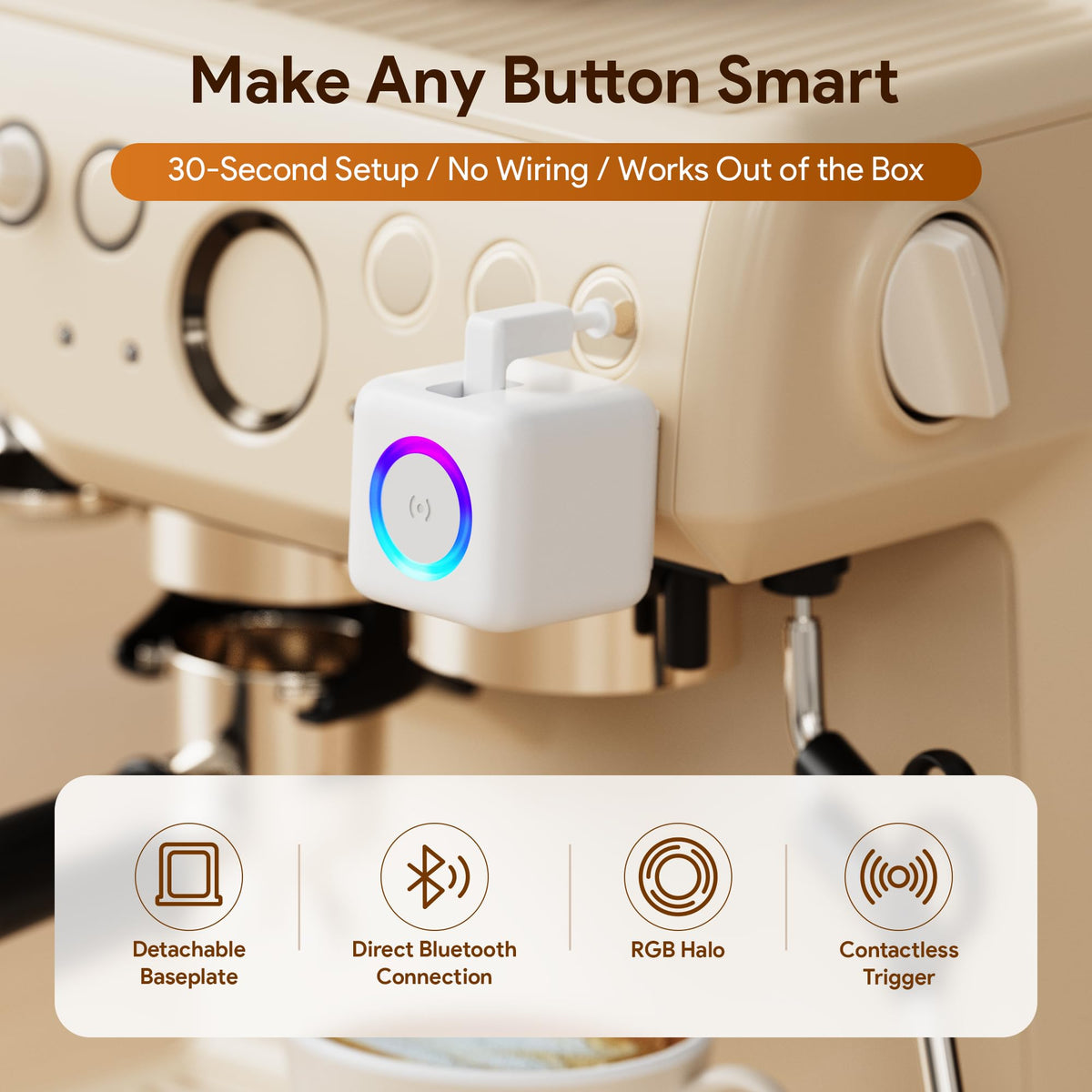 Fingerbot Pro Smart Button Pusher Bluetooth Robot Button - ORYZIC Official Imagery - 3