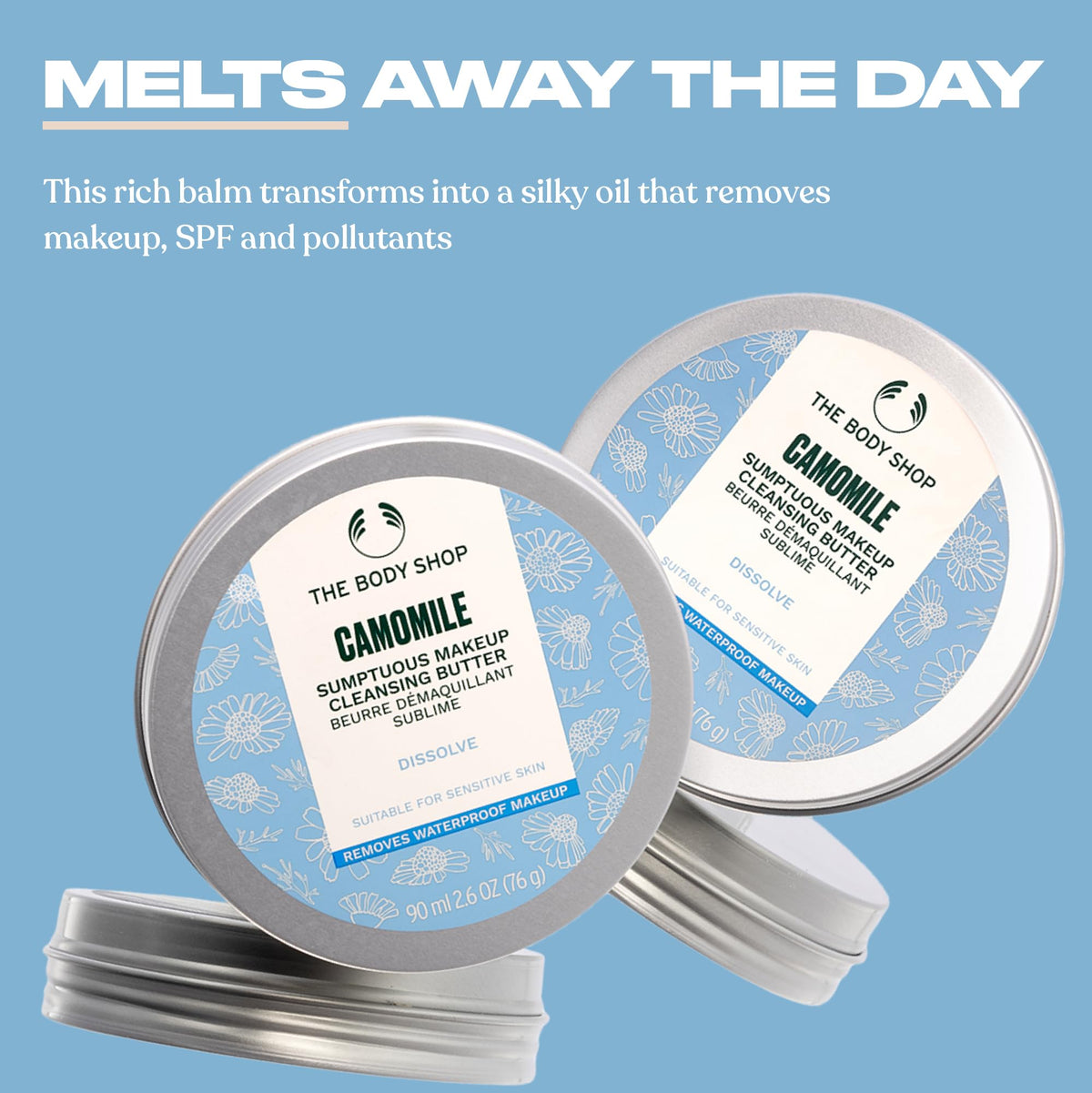 The Body Shop Camomile Sumptuous Makeup Cleansing Butter - Premium Selection Official Imagery - 3
