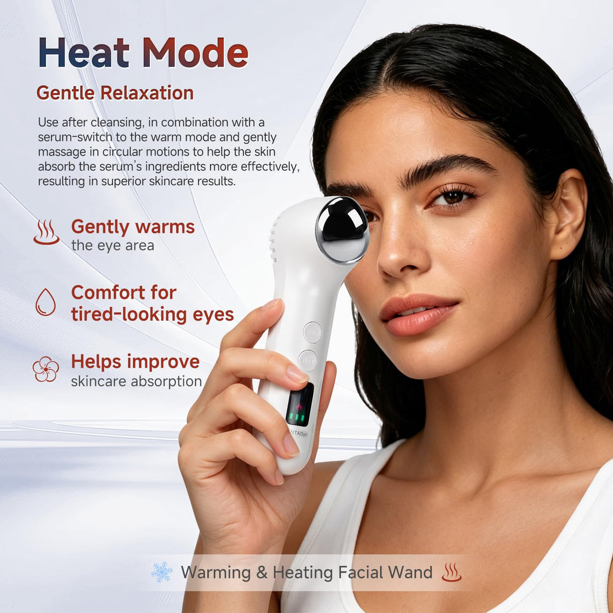 Depuffing Wand with Cold and Heat 2 in1 Eye and Face - DENTAISyn Official Imagery - 5