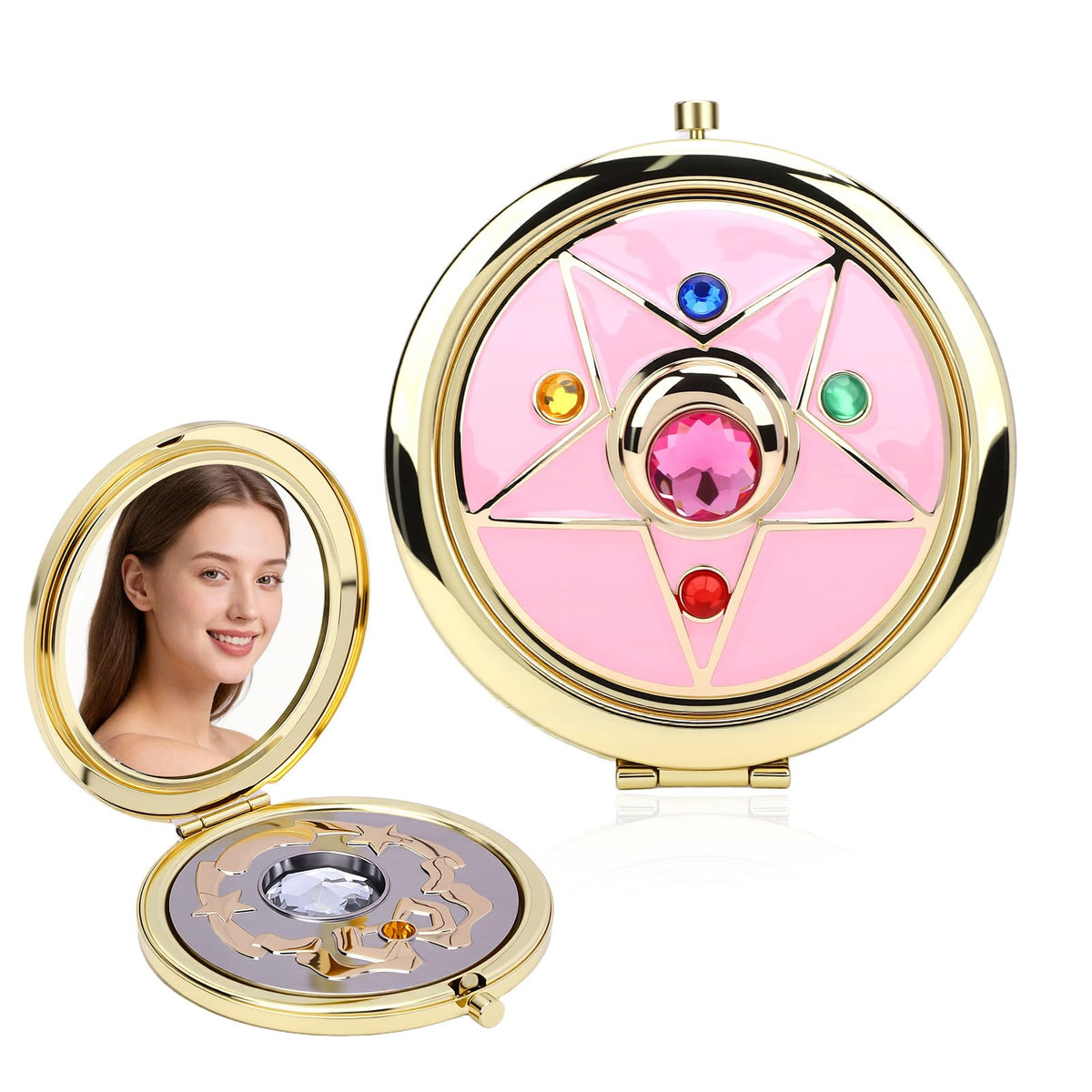 Anime Star Makeup Mirror Cute Japanese Style Portable - Saluaqui Official Imagery - 2