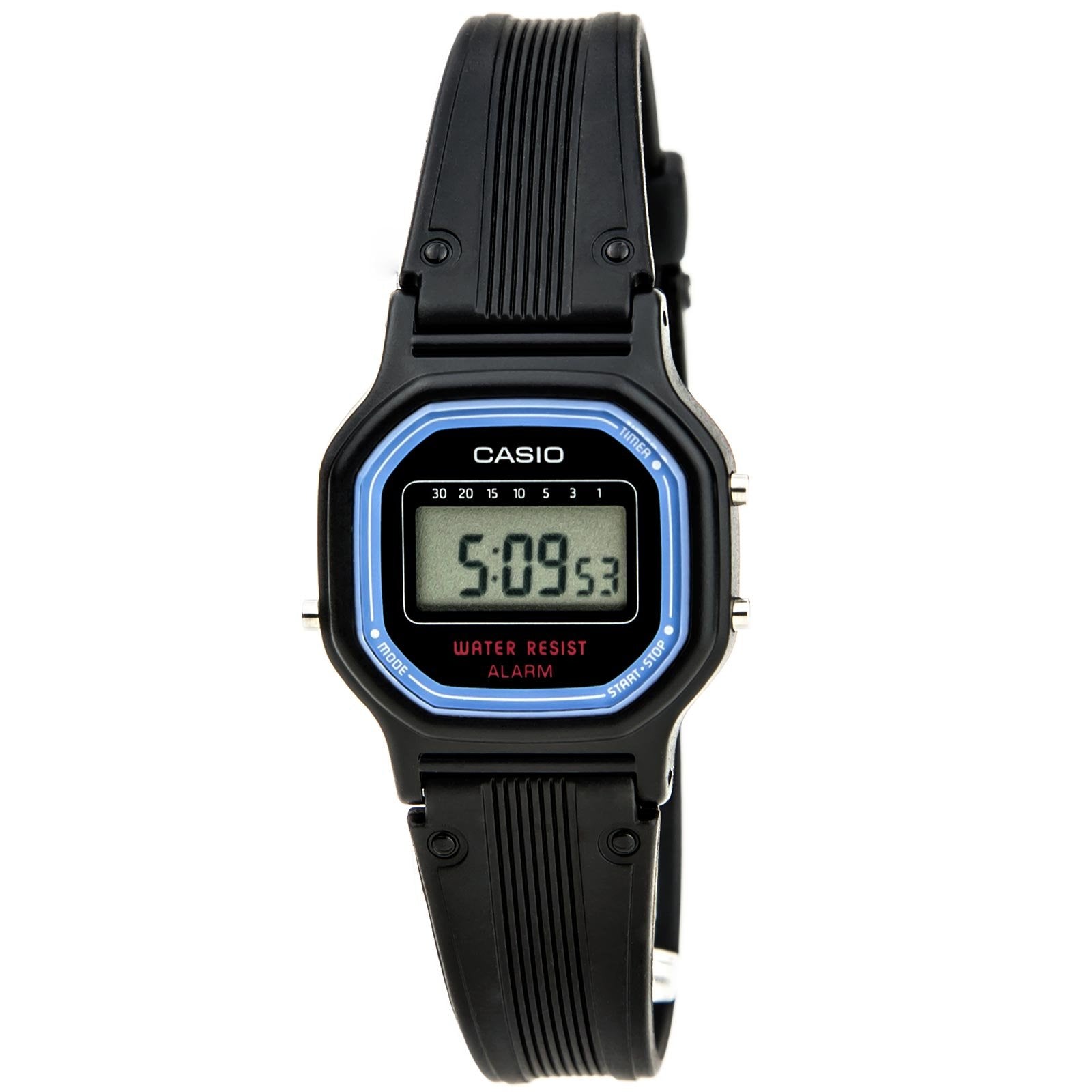 Casio Women's Vintage LA11WB-1 Sport Black Resin Band Watch - View 1