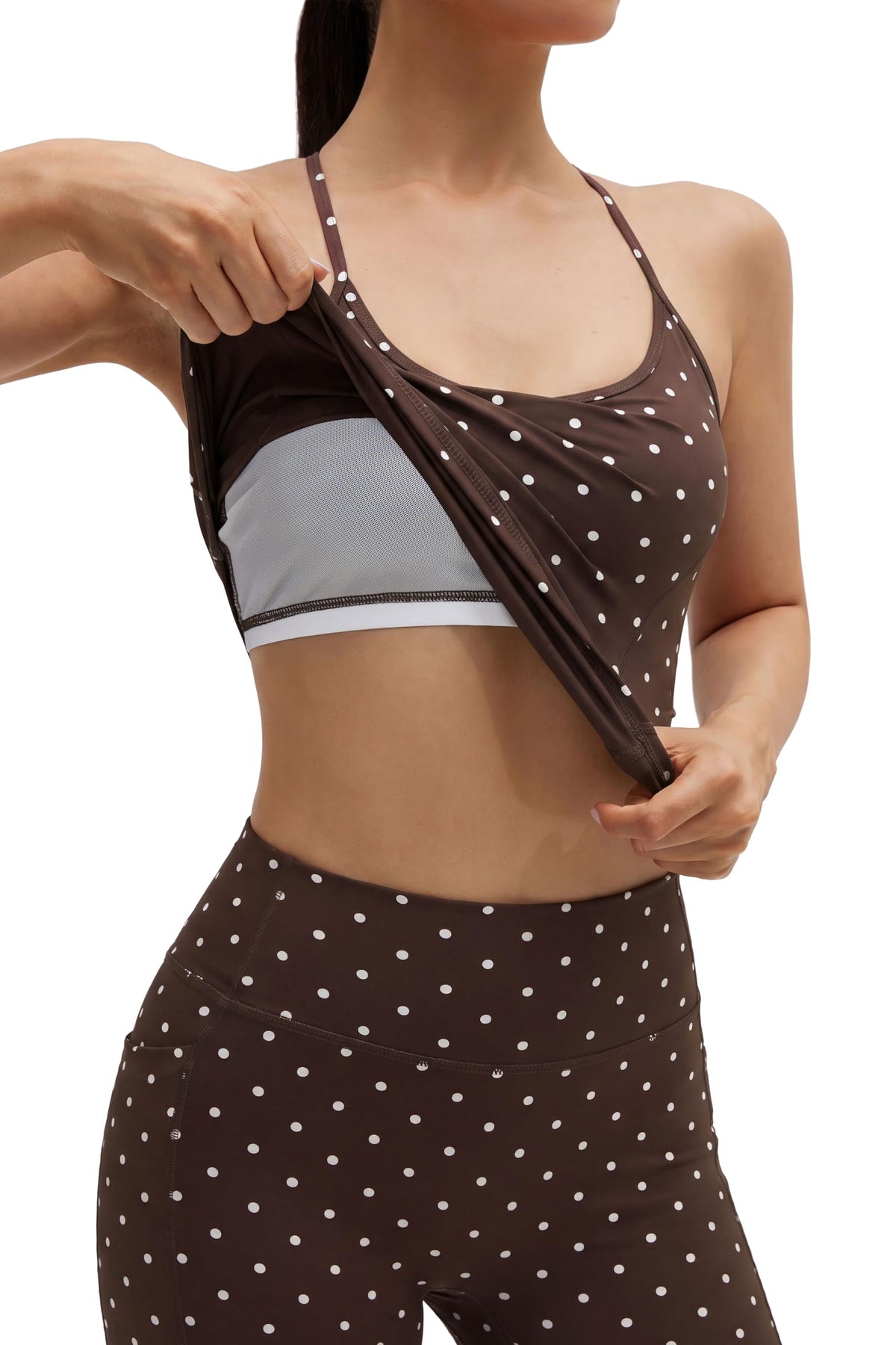 SUUKSESS Women Sexy Workout Sets Padded Sports Bra High - SUUKSESS Official Imagery - 5