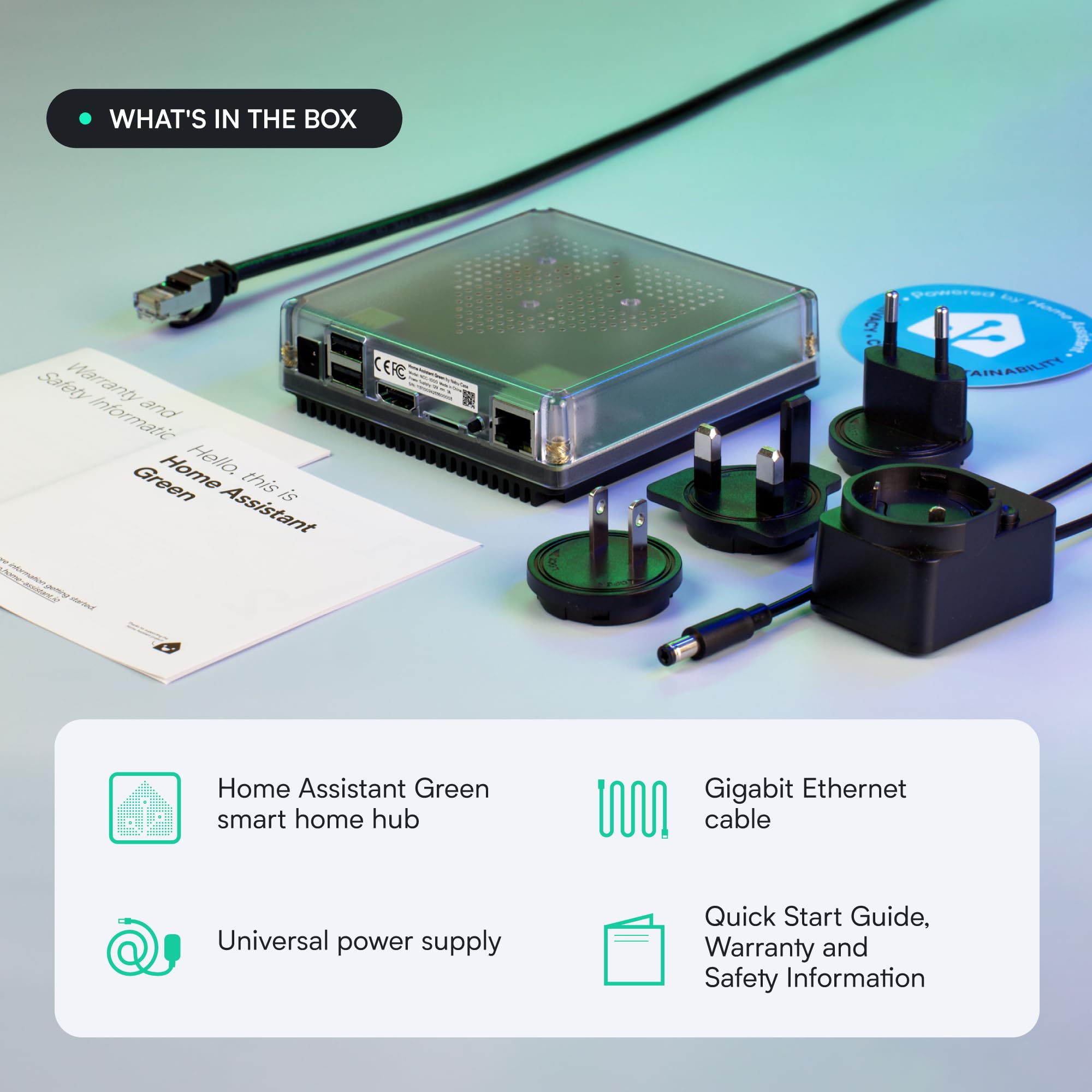 Nabu Casa Home Assistant Green | Smart Home hub with Advanced Automation | Offic - Nabu Casa Official Product View 3
