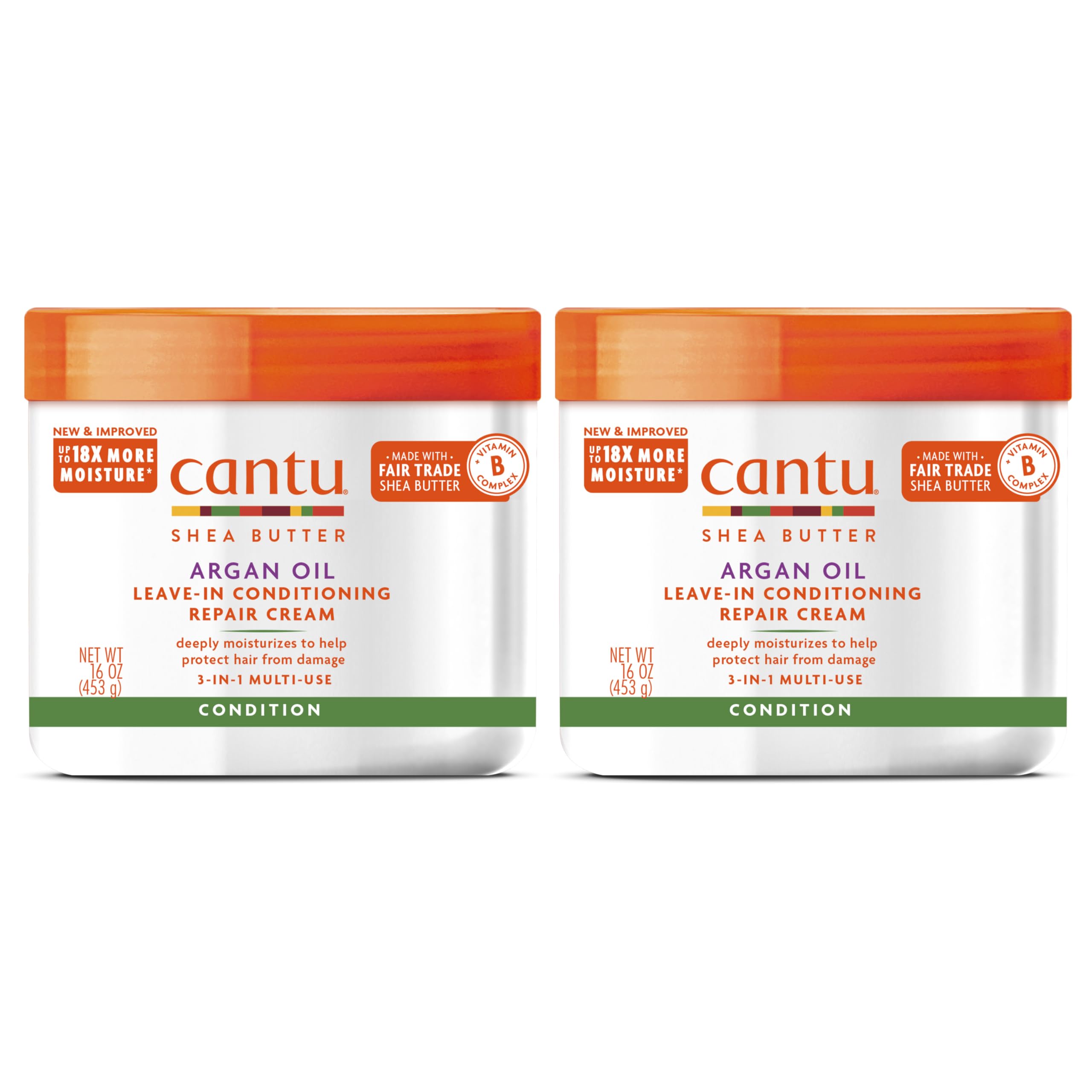 Cantu Leave - In Conditioning Repair Cream with Arga - Cantu Official Product View 2