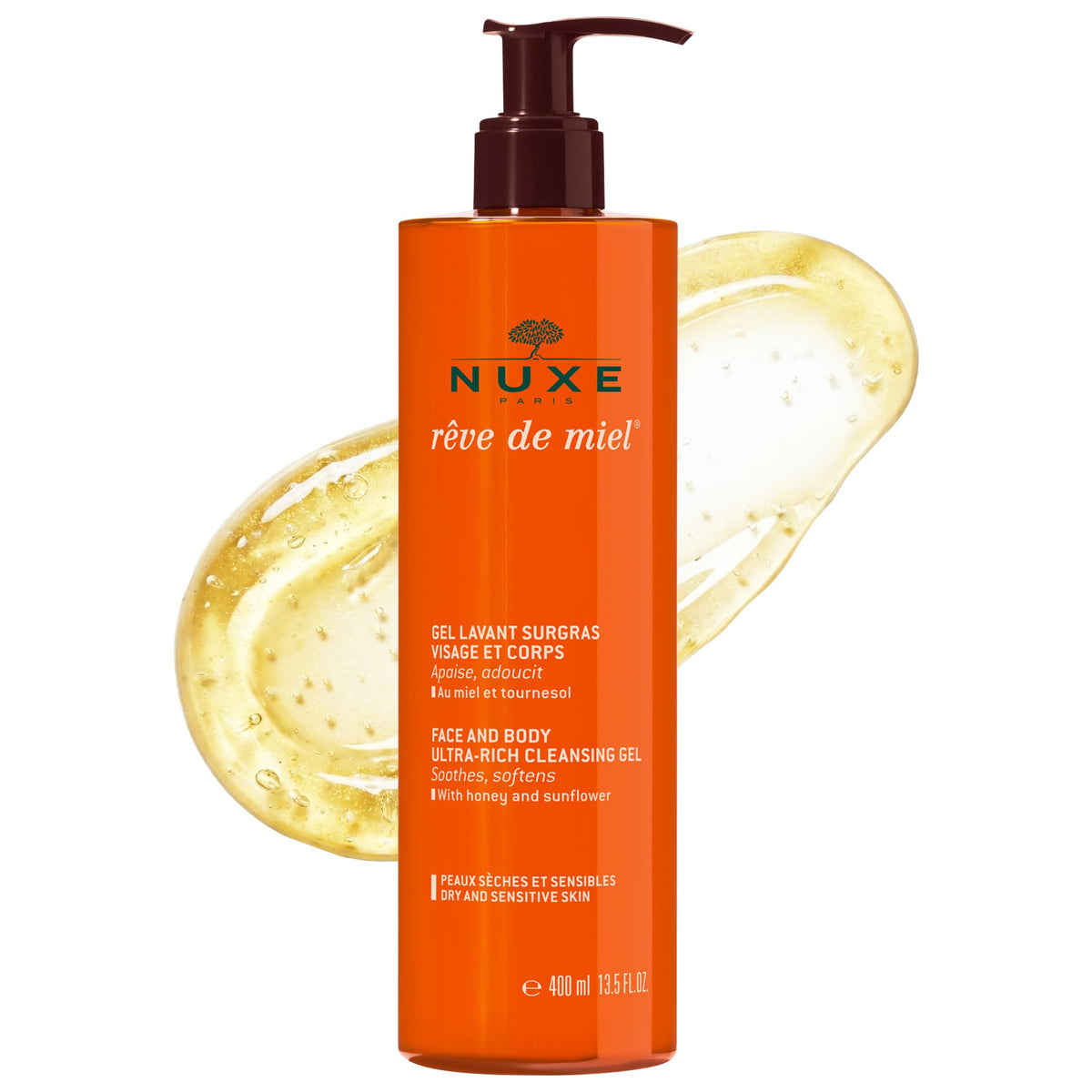 NUXE Reve de Miel Honey Body Wash for Sensitive Skin 13 5 Fl - Premium Selection Official Imagery - 2
