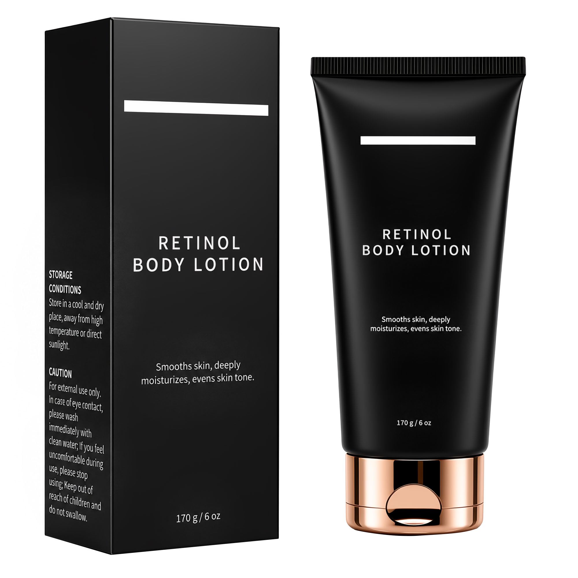 Retinol Body Lotion – Firming & Anti-Aging for Crepey Skin - Product Imagery