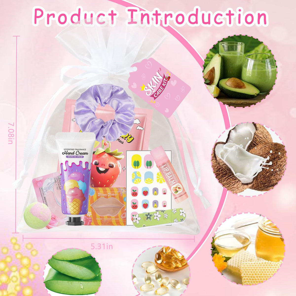 96 PCS Spa Party Supplies for Women Spa Favors Include Face - SSGP Official Product Imagery - 5