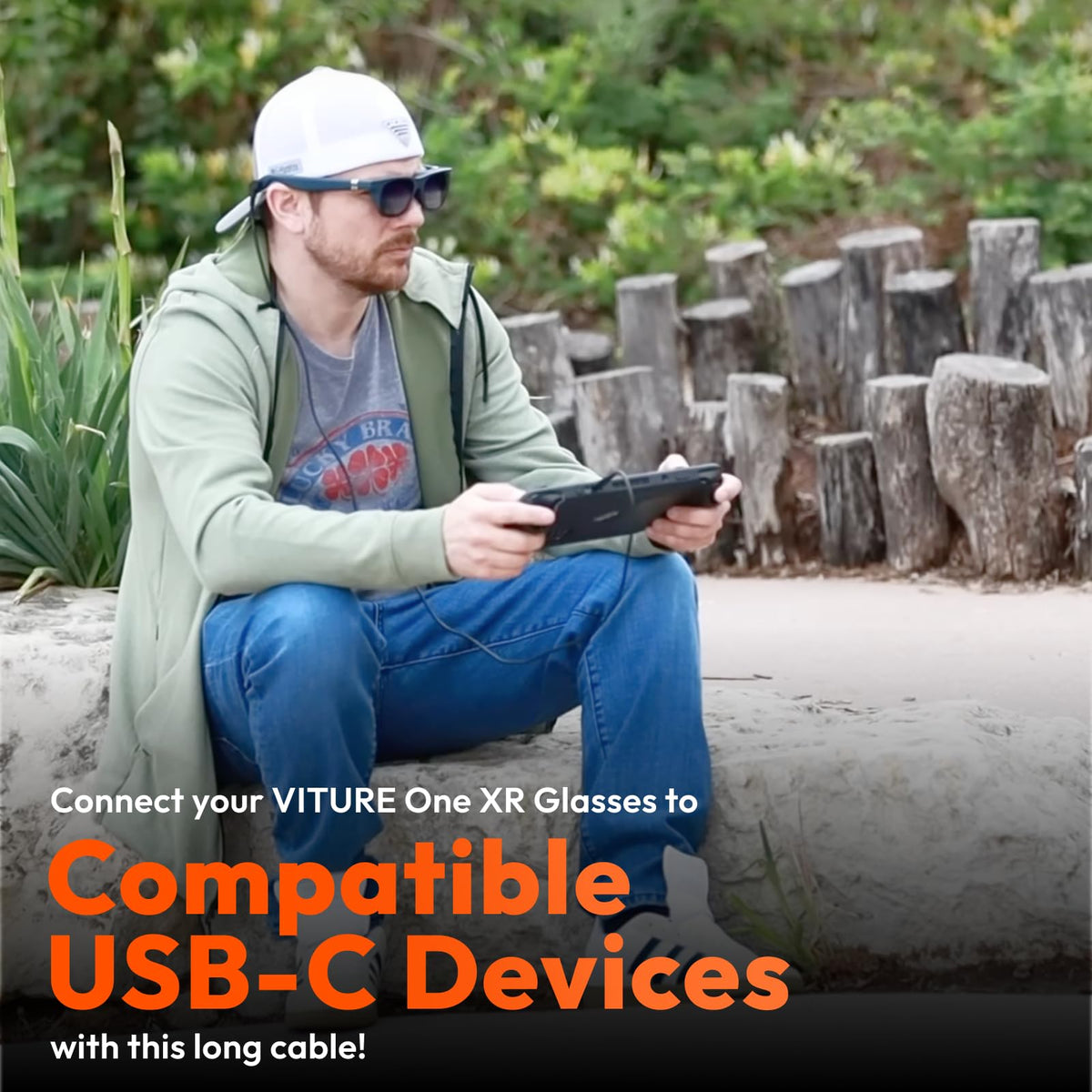 VITURE 120cm USB C to Magnetic Connector Cable - VITURE Official Imagery - 3