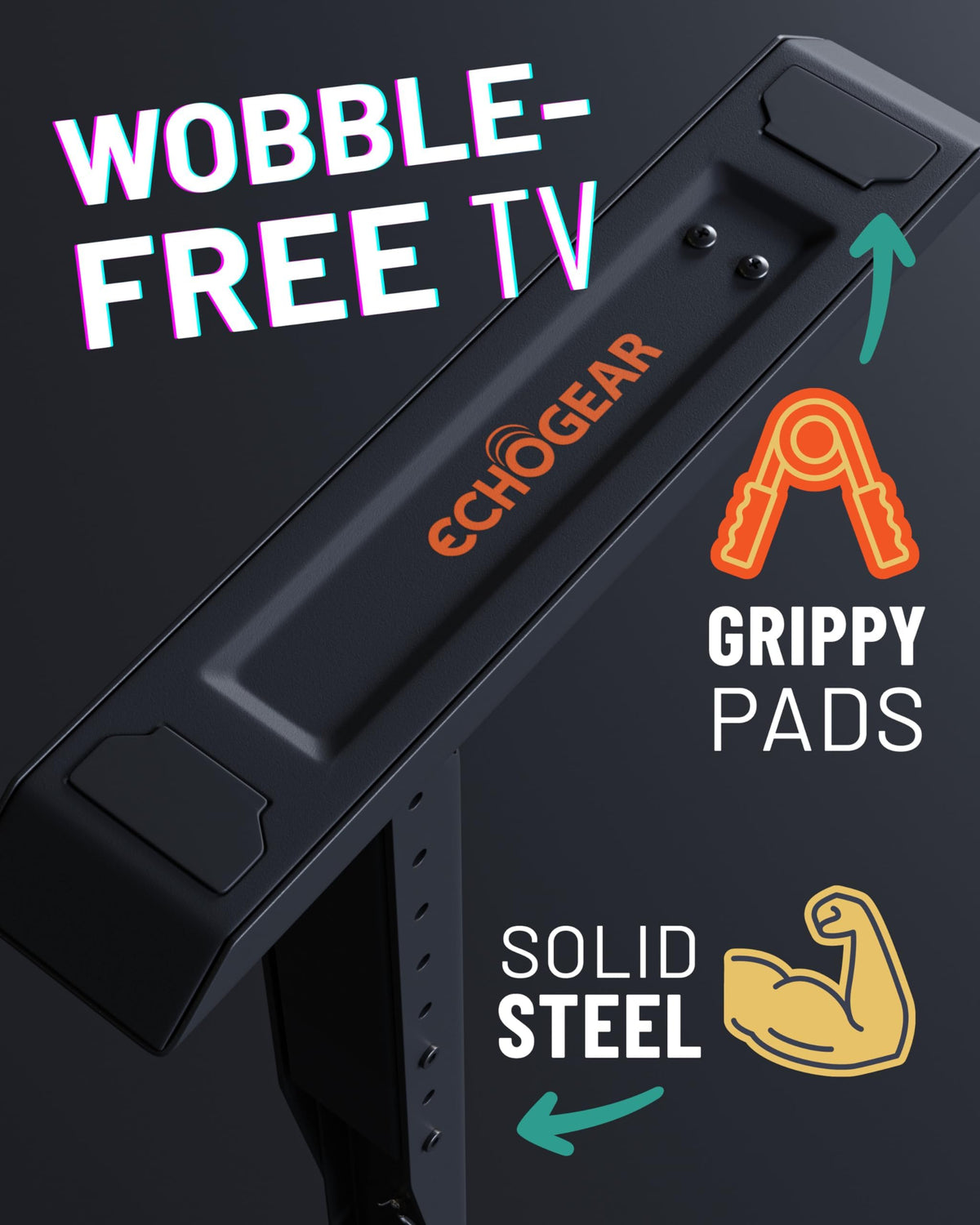 ECHOGEAR Universal TV Stand - ECHOGEAR Official Imagery - 7